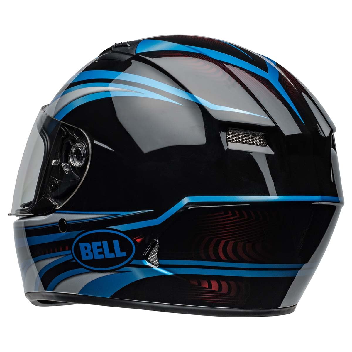 Bell Qualifier Full-Face Motorcycle Helmet (Gloss Conduit Blue/Black - X-Large)