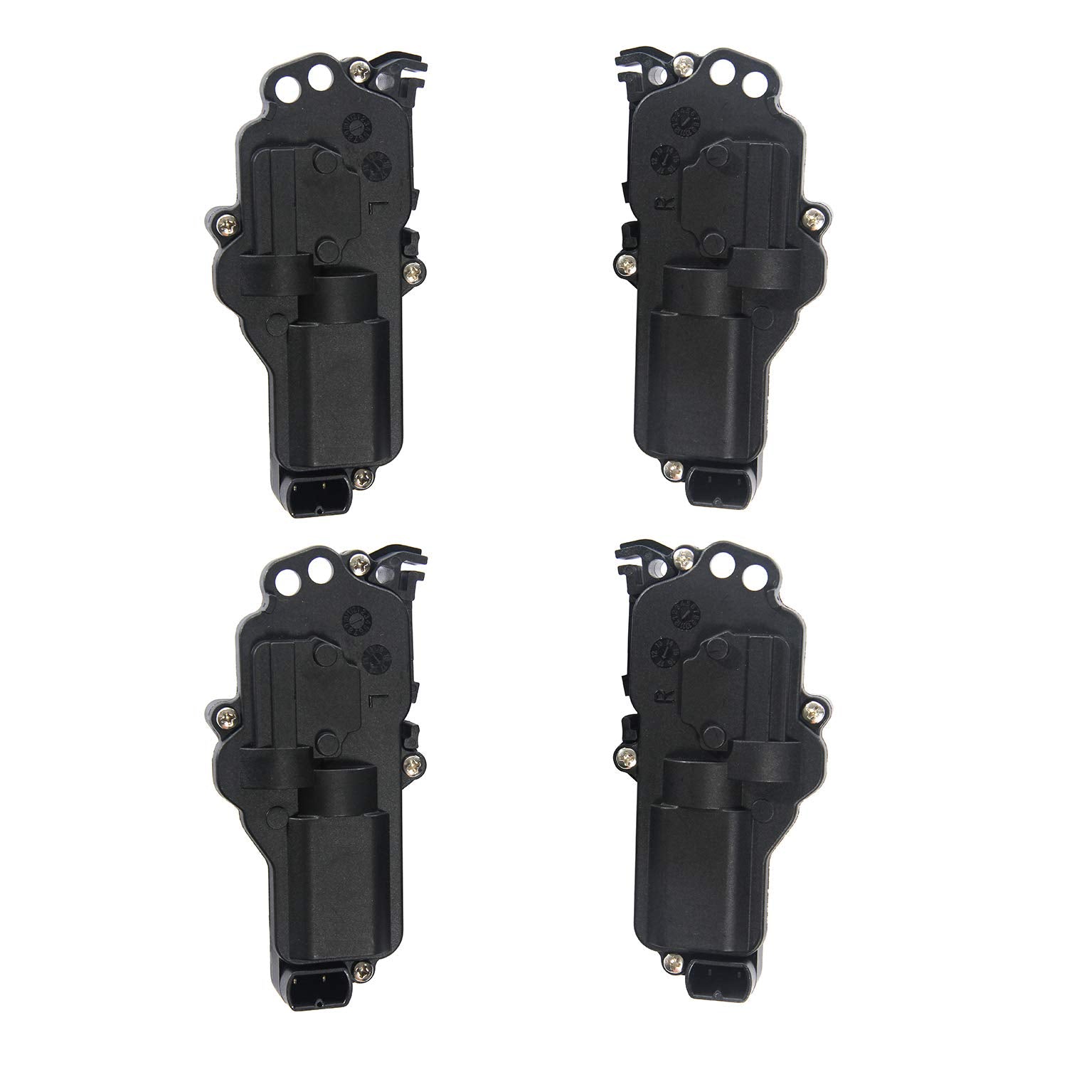 Power Door Lock Actuators Kit Set Of 4 | Replacement For Ford F150 F250 F350 F450 Excursion Expedition Mustang & More | Replaces