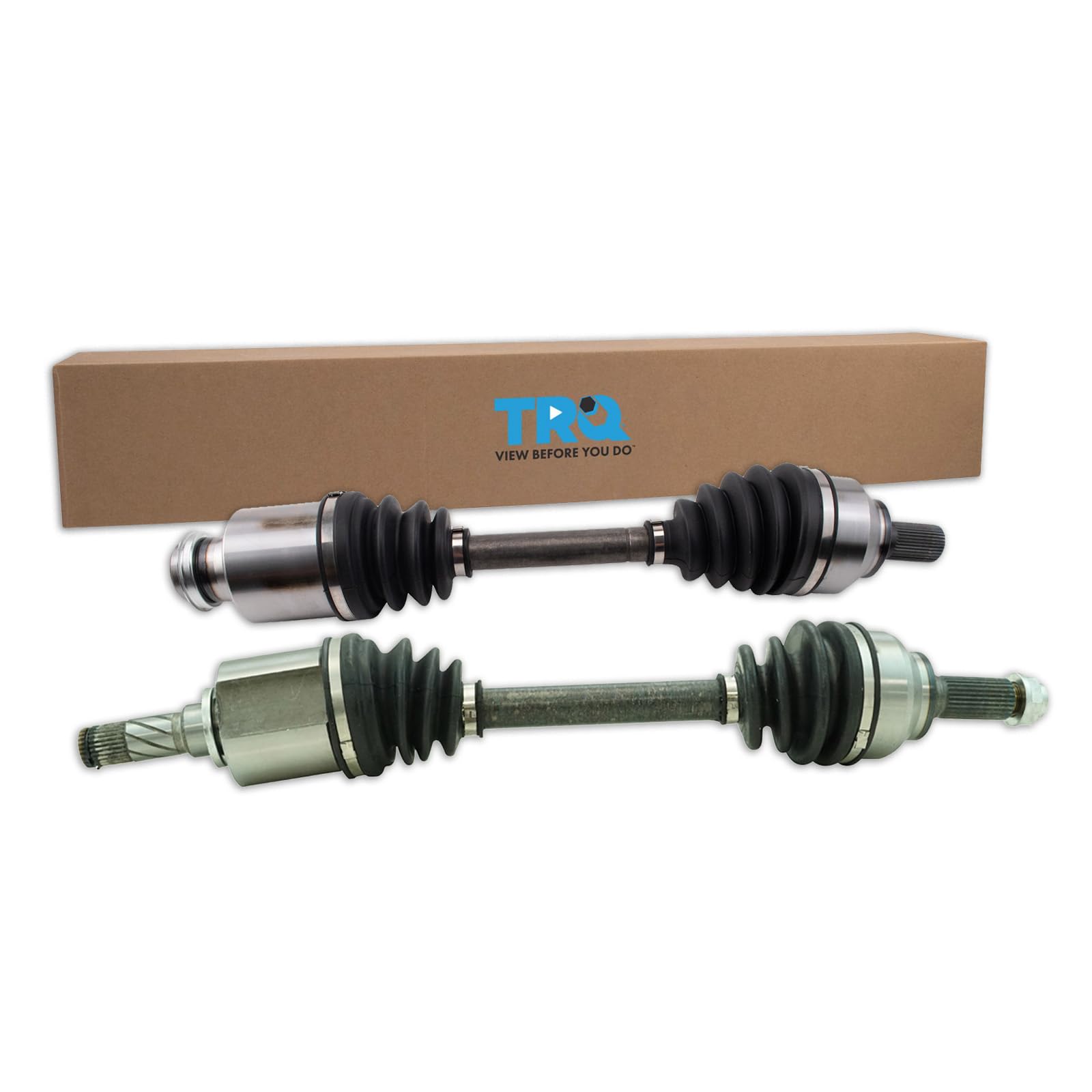 TRQ Front CV Axle Shaft Assembly Set Compatible with 2005 Mazda 3
