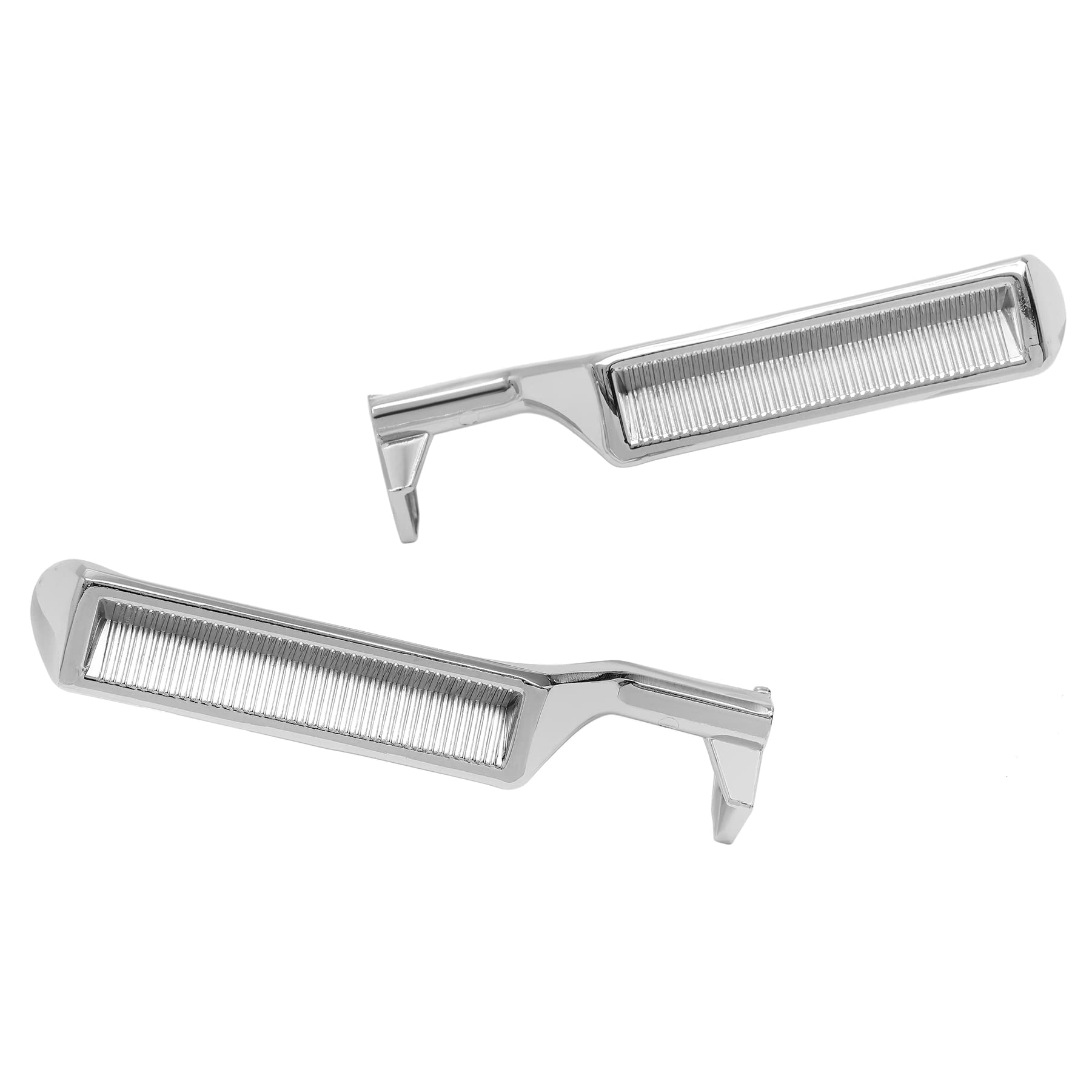 Interior Door Handle Set, Compatible With 1987-1996 Ford F150 F250 F350 F53 F59 F800 Bronco, Chrome Metal Inside Front Left Driv