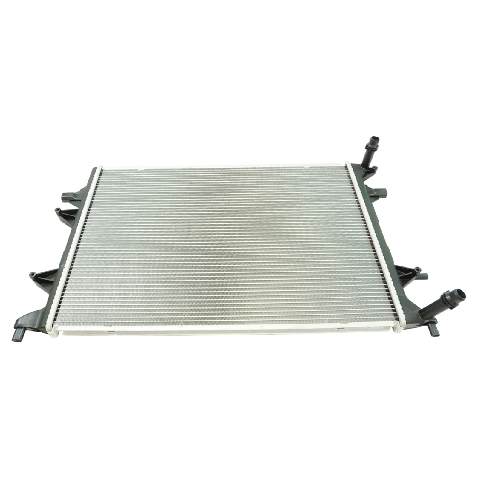 Trq Radiator Assembly Aluminum Core Compatible With 13-16 Volkswagen Jetta 12-15 Passat Cu13273 Vw3010160