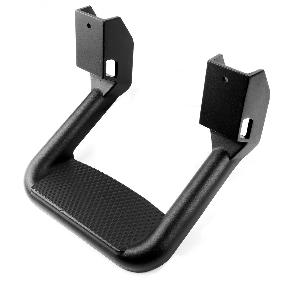 Dna Motoring Sstep-Bk Pair Black Aluminum Side Hoop Steps Compatible With Most Pickups And Suv'S, 12 L X 11 W X 8 H