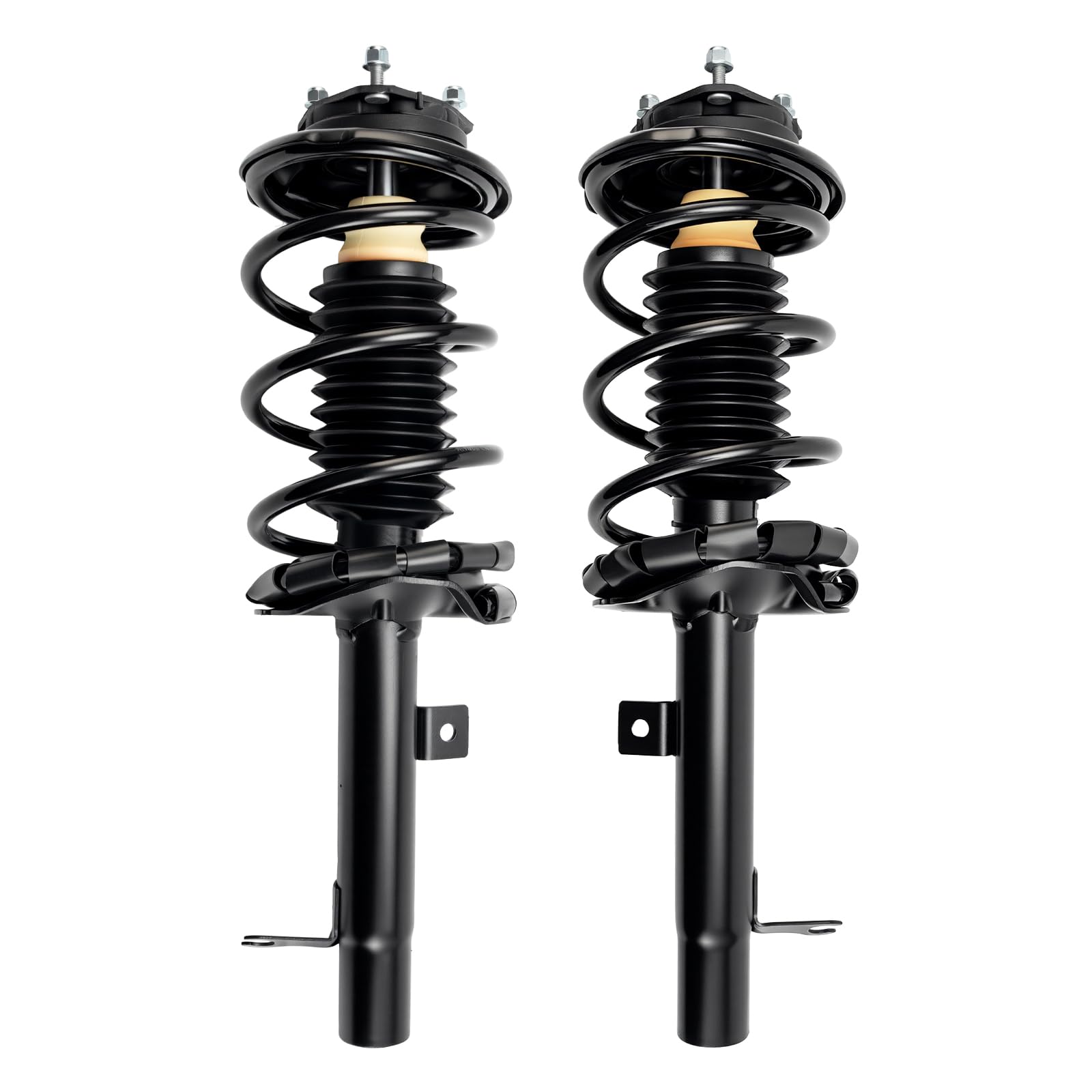 KAX Complete Struts w/Coil Springs Replacement Strut Shocks Assembly 171504,171505 for Ford Focus 2000-2005 Front Suspension Kit