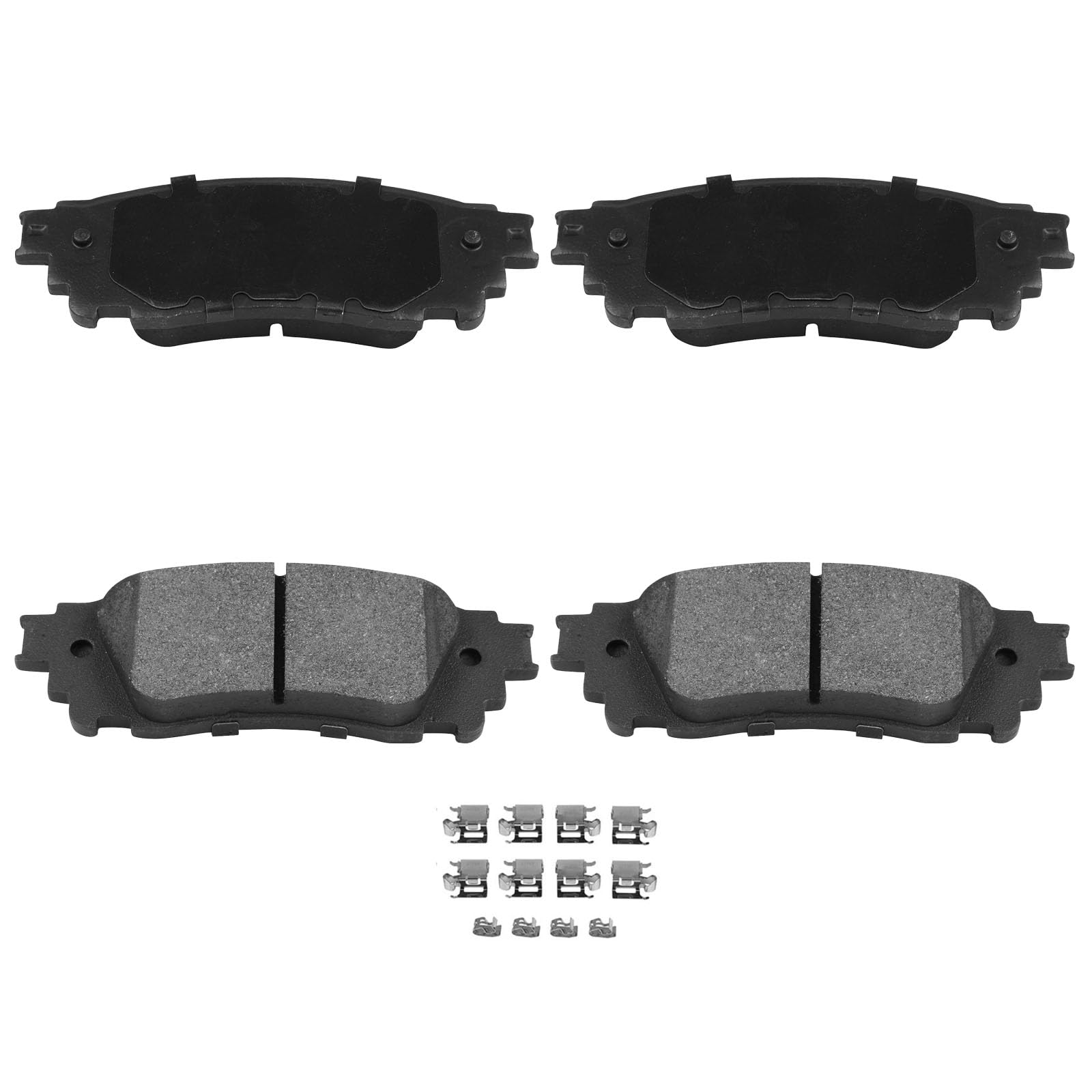 Automuto 4Pcs Rear Metallic Disc Brake Pads Set D1805 For Lexus Es300H 19-23/Es350 19-23/Nx200T 15-17/Nx300 18-21/Nx300H 15-21,F