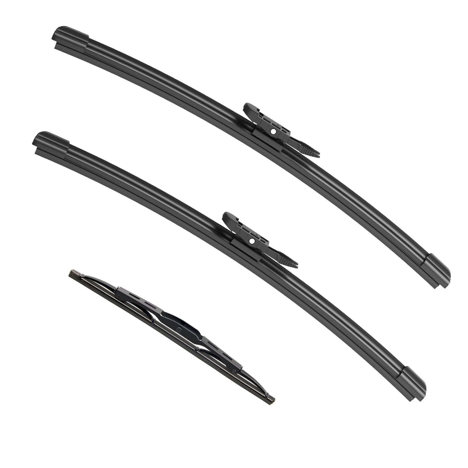 Anikluim 26''+26'' Wiper Blades With 14'' Rear Wiper Blade Set Replacement For 2006-2015 Audi Q7 Windshield Wipers Original Fact