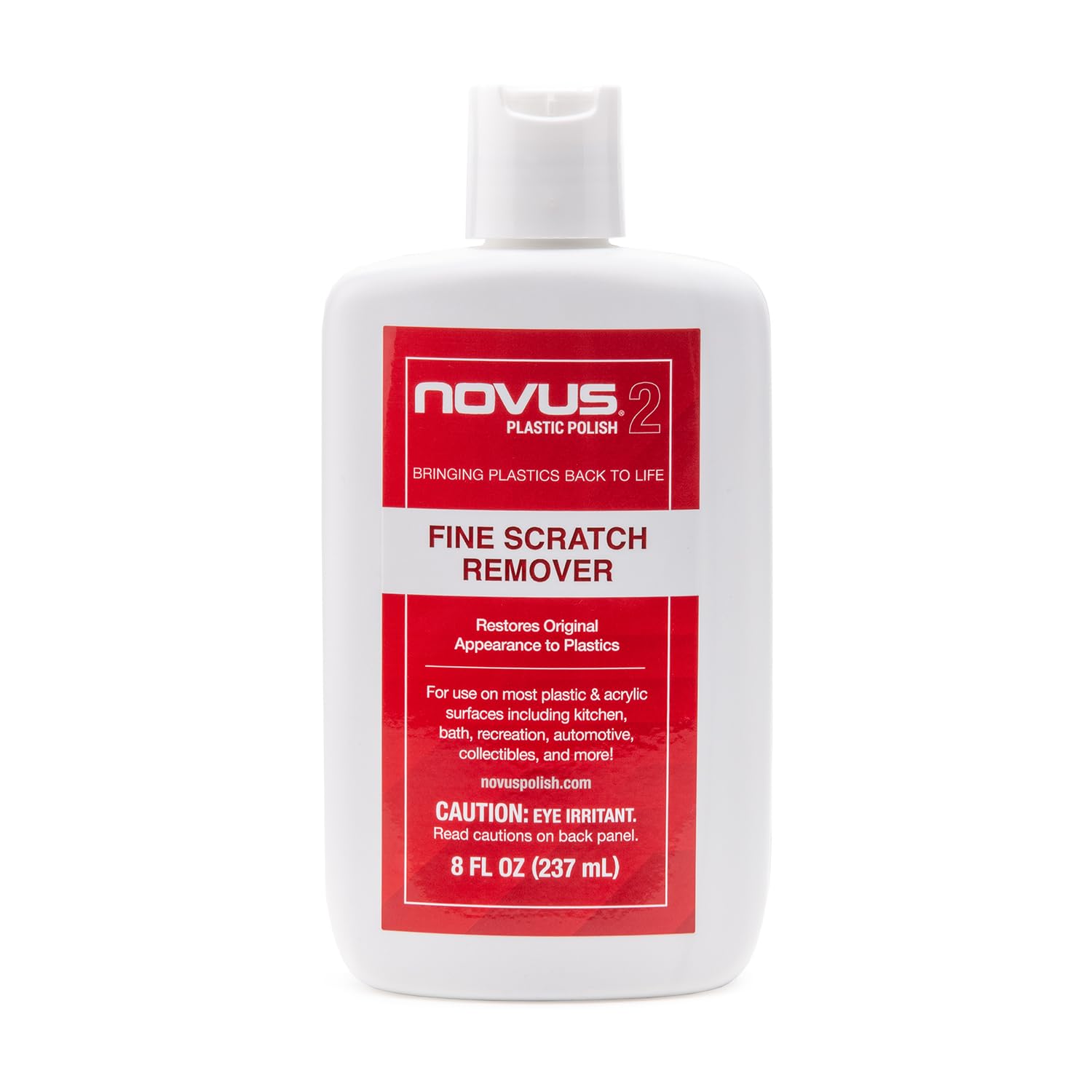Novus 7030 | Fine Scratch Remover #2 | 2 Pack, 8 Ounce Bottles