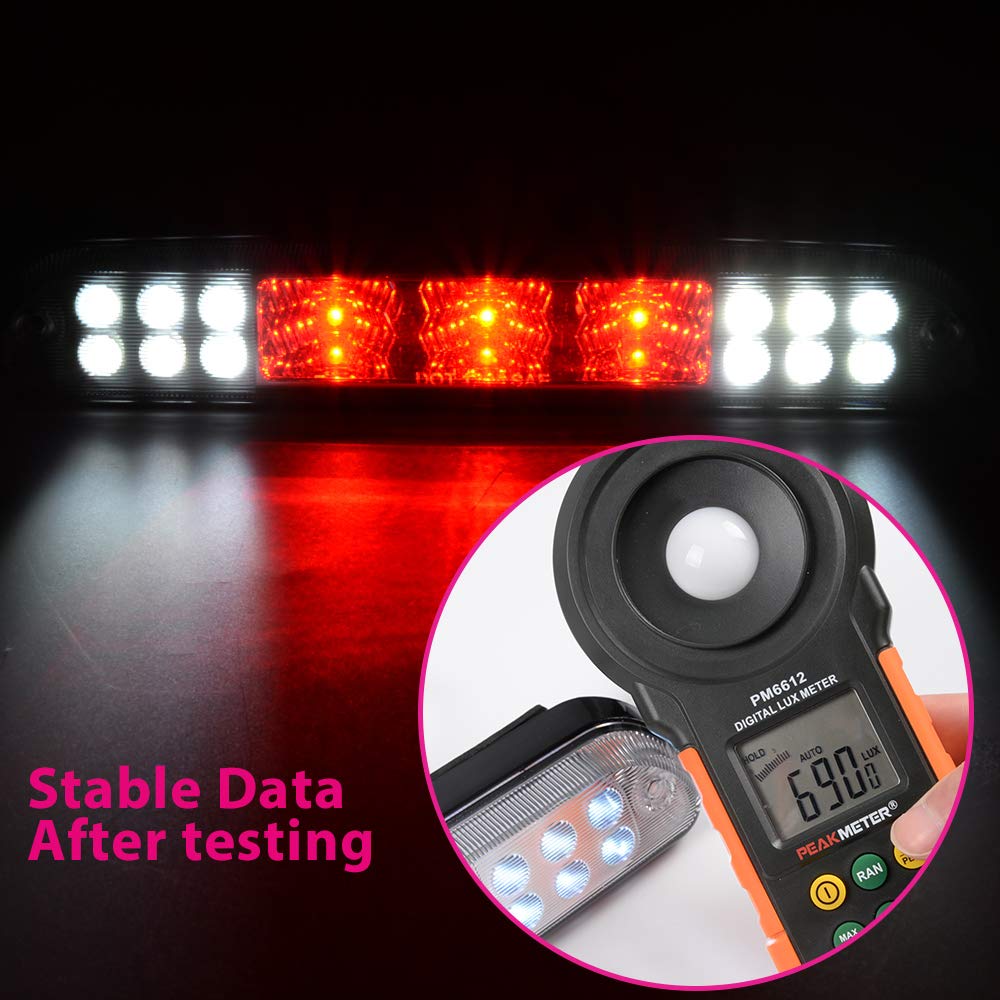 Pit66 Led 3Rd Brake Light, Compatible With 99-16 Ford F250 F350 F450 F550 Super Duty/Fit 93-11 Ranger/Fit 01-05 Ford Explorer/Fi