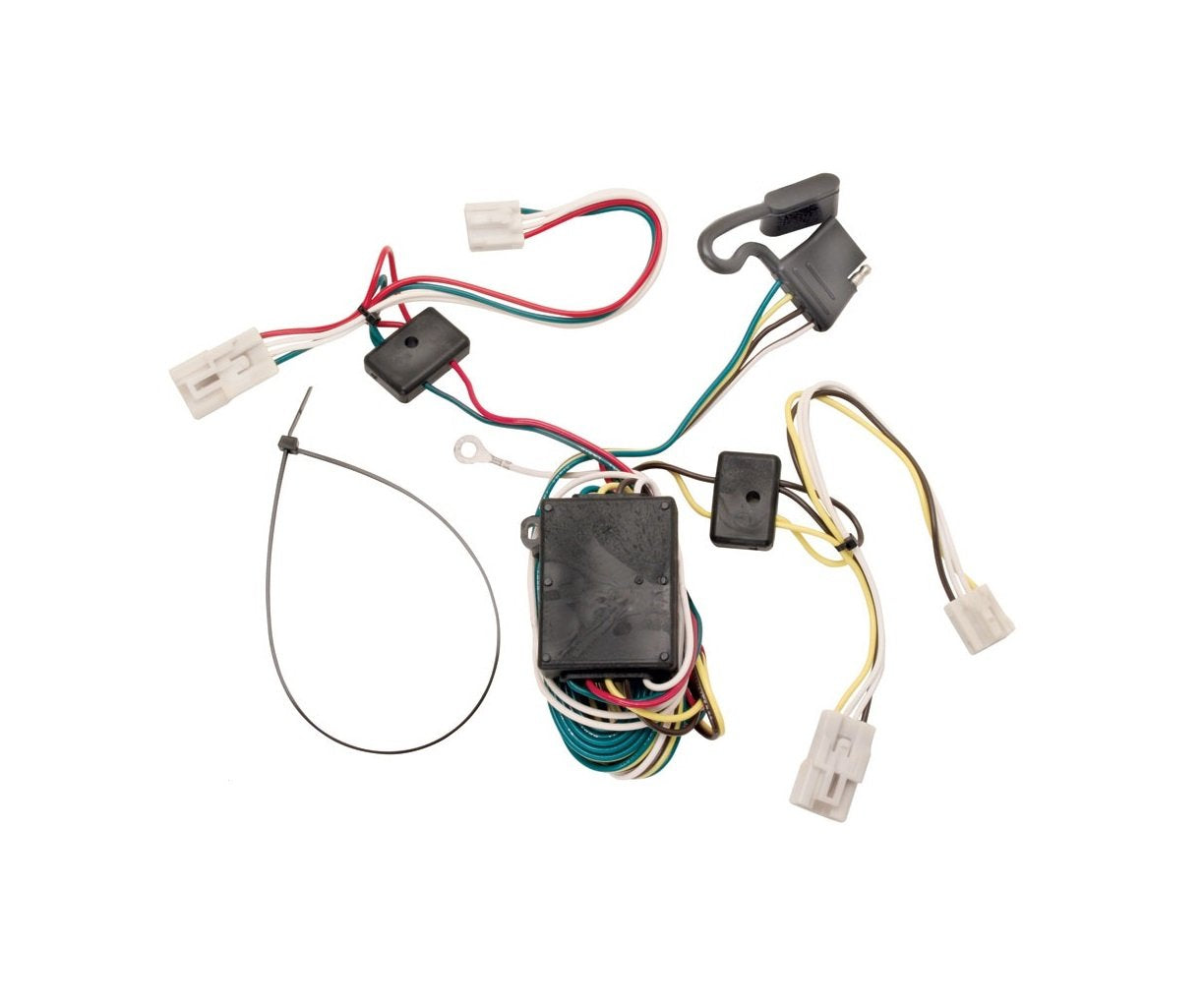 T-One T-Connector Custom Harness, 4-Way Flat, W/Converter, Compatible With Toyota Sienna