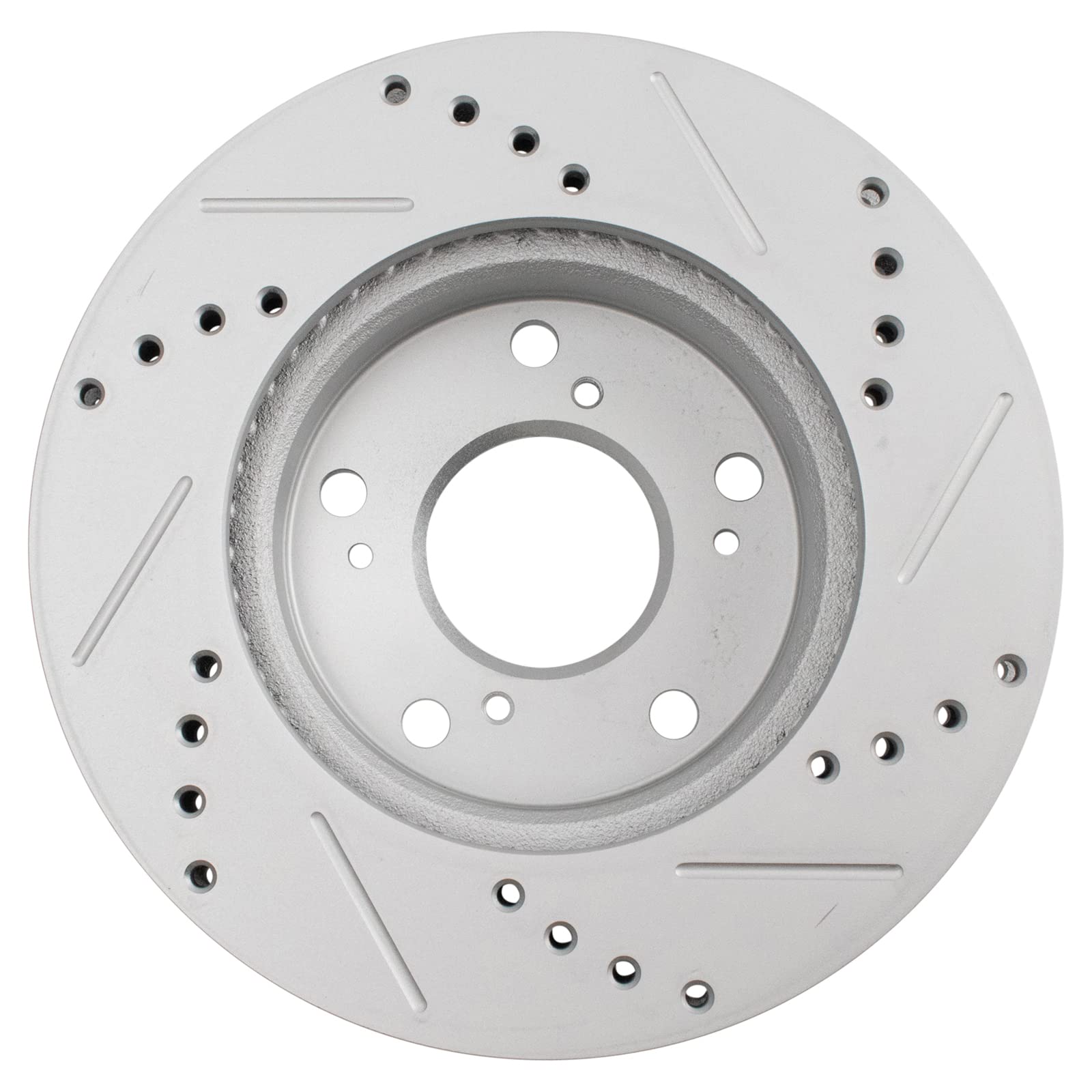Trq Front Performance Brake Rotors Set Premium G-Coated Compatible With 2013-2014 Acura Ilx 2012-2015 Honda Civic