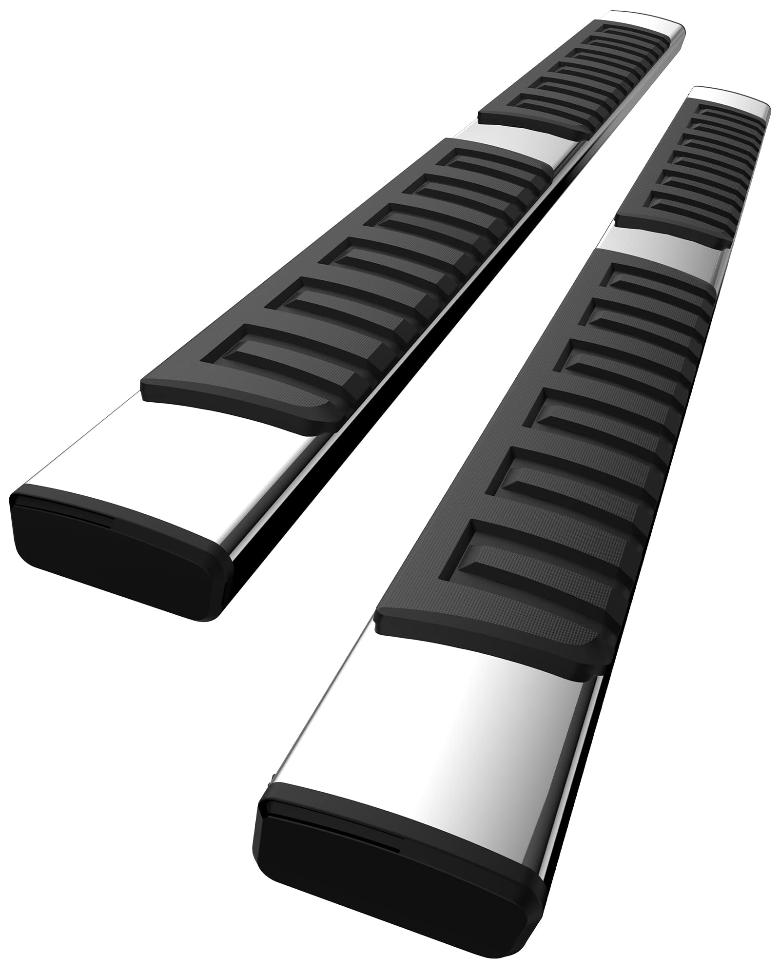Kybolt Running Boards Compatible With 2019-2024 Chevy Silverado/Gmc Sierra 1500(Excl. 2019 1500 Ld/Limited&2022 1500 Ltd/Limited) Crew Cab, Stainless Steel Side Steps For 2020-2024 2500Hd 3500Hd