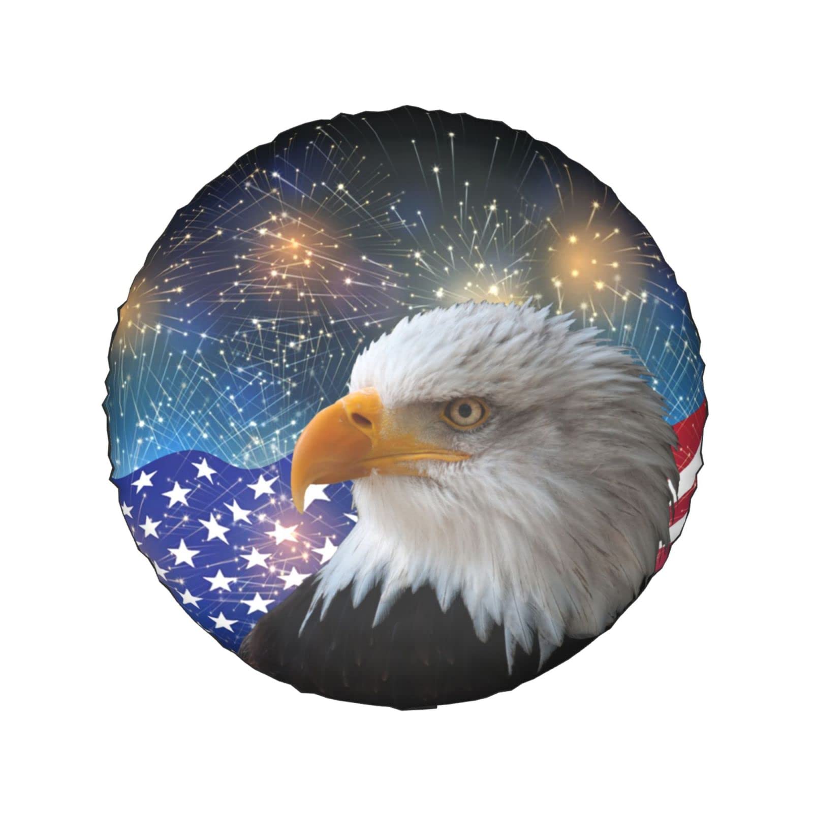 Spare Tire Cover Independence Day Eagle Tire Covers Weatherproof Wheel Protector Universal Fit For Camper Trailer Rv Suv Truck 4