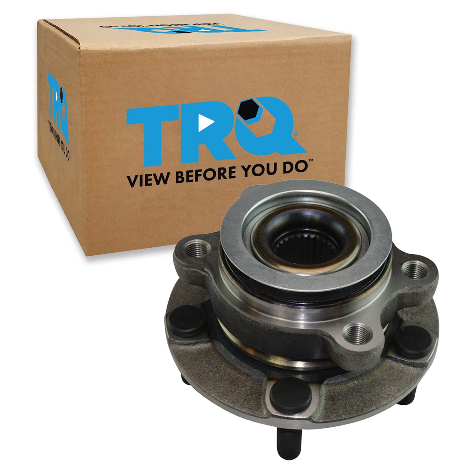 Trq Front Left Right Wheel Hub Bearing Assembly Driver Passenger Side Compatible With 2011-2017 Nissan Juke 2011-2012 Leaf