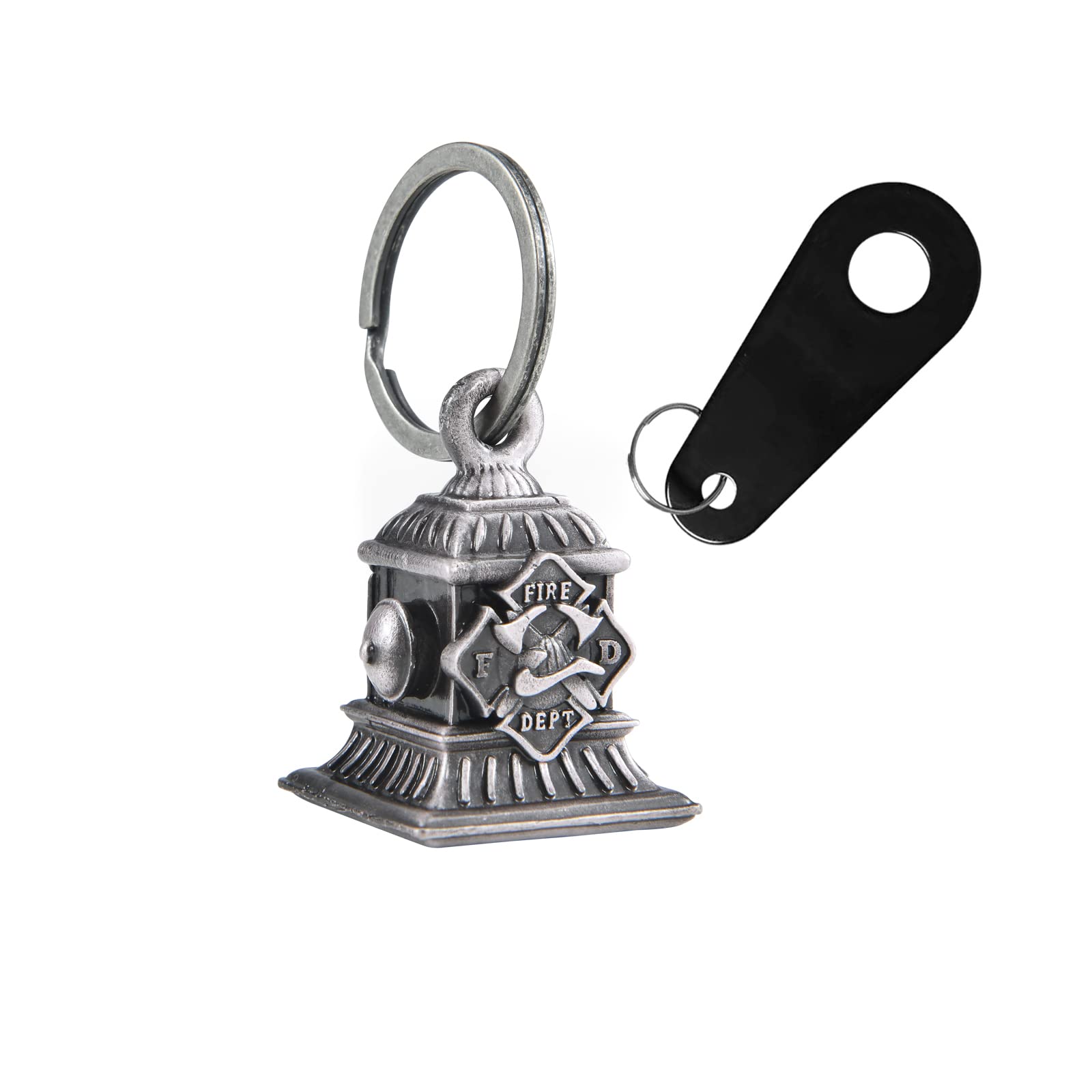 3D Motorcycle Bell With Hanger For Biker, Good Luck Biker Bells & Motorcycle Accessories, Key Chain With Colorful Luck Bell