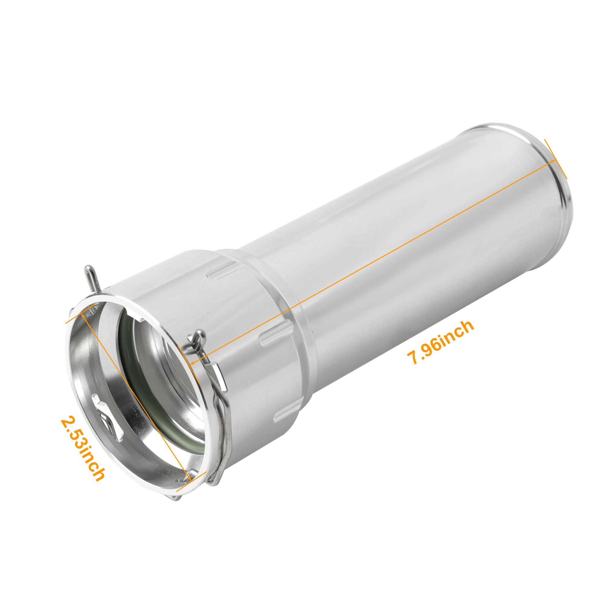 Upgraded 55513244 Turbo Intercooler Resonator Tube For Chevrolet/GMC 3.0L Duramax 2020+ (O-Ring And Steel Retainer Clip Included