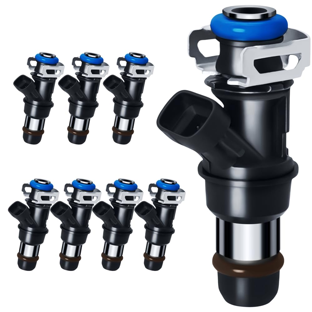XLNTAPS 4 Holes Gas Fuel Injectors Fit for Chevy: Tahoe/Express/Suburban/Silverado, For GMC: Yukon (XL)/Sierra, 1500 2500 3500, 