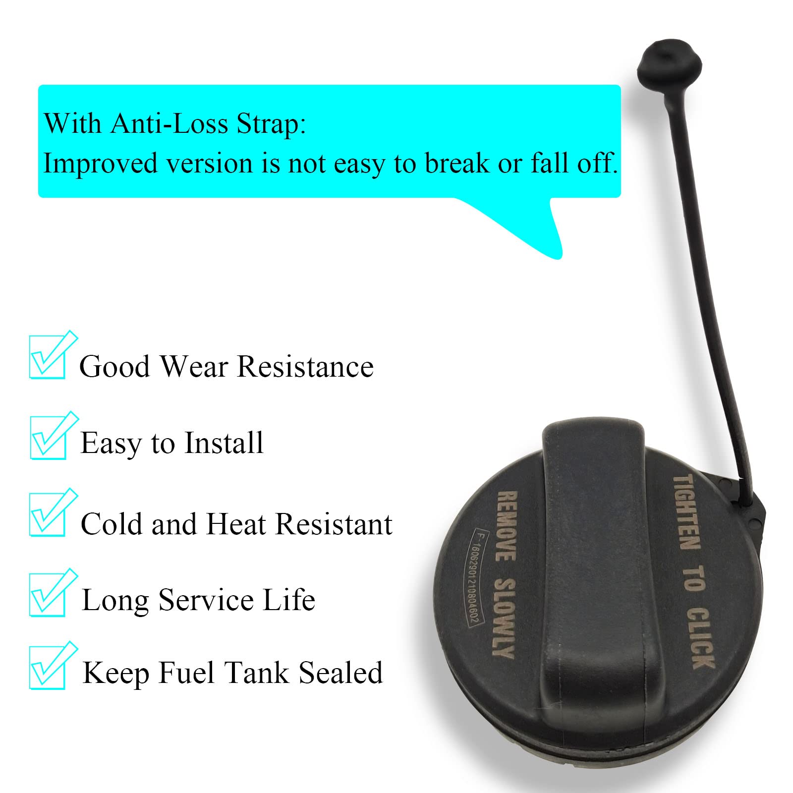 Zzcsz Gas Cap 17670-T3W-A01 Replacement Fuel Tank Gas Cap Compatible With Honda Pilot Odyssey Insight Hr-V Fit Cr-V Crosstour Civic Accord Hybrid Accord | Acura Tsx Tl Rl Rdx Mdx Ilx 17670T3Wa01