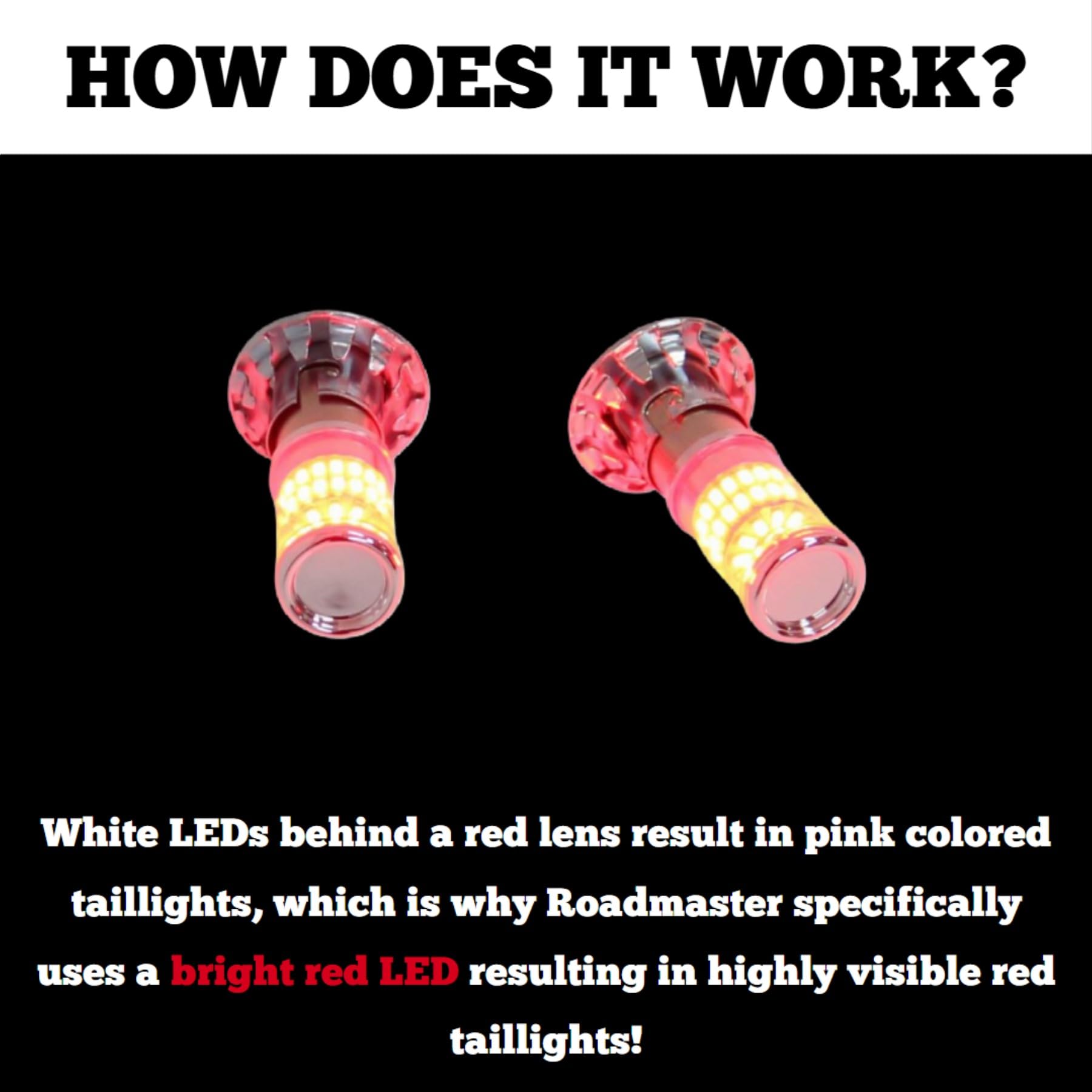 Roadmaster 152-Led Universal Taillight Wiring Kit With Led Bulbs | Enhanced Safety | Diodes Prevent Feedback Between Vehicles | Designed To Wire Nearly All Towed Vehicles | Comprehensive Kit