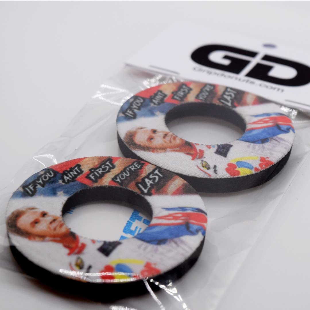 Gripdonuts.Com Premium Dirt Bike Motorcycle Bmx Grip Donuts Ricky Bobby