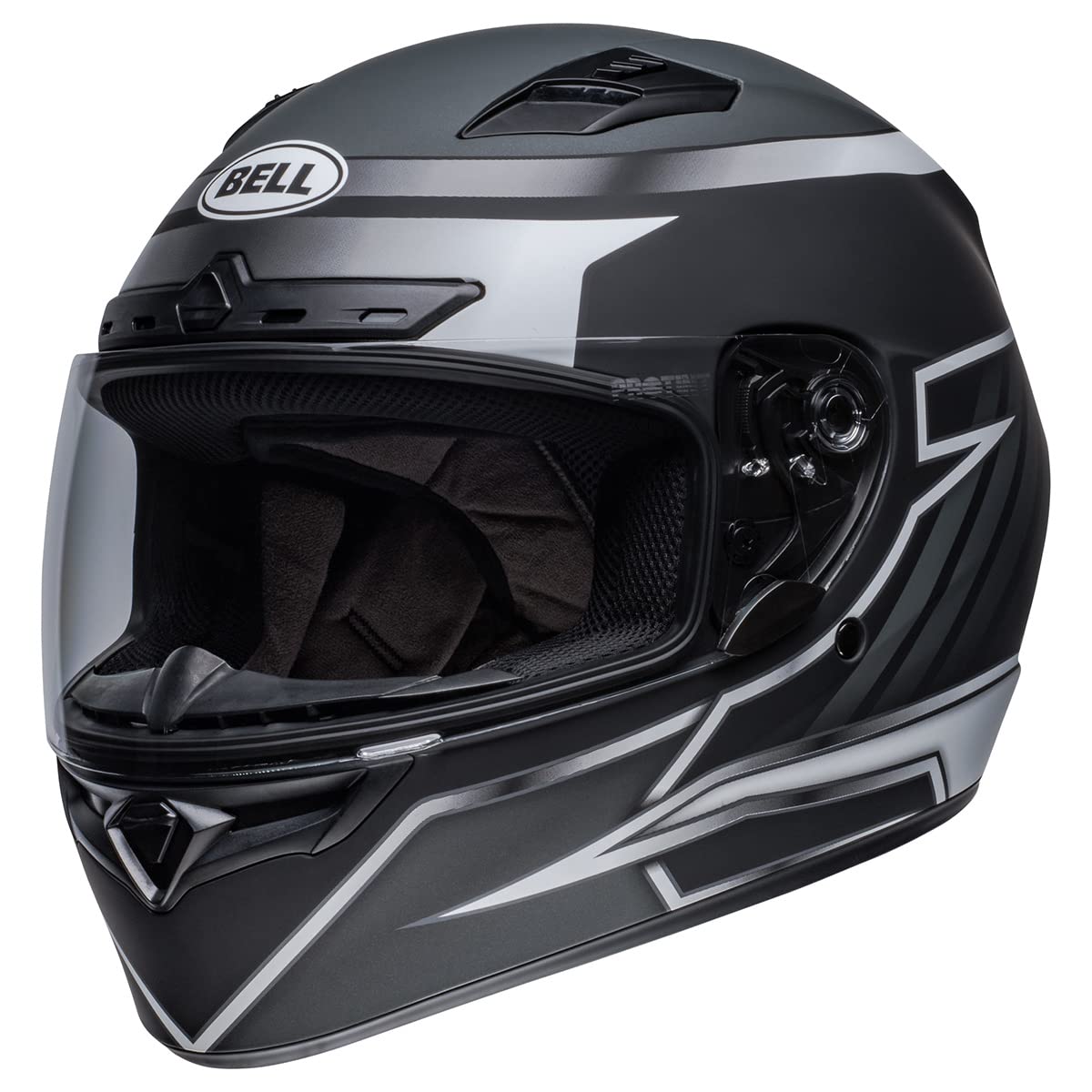 Bell Qualifier Dlx Mips Street Helmet (Rise Matte Black/White/Gray - 2X-Large)