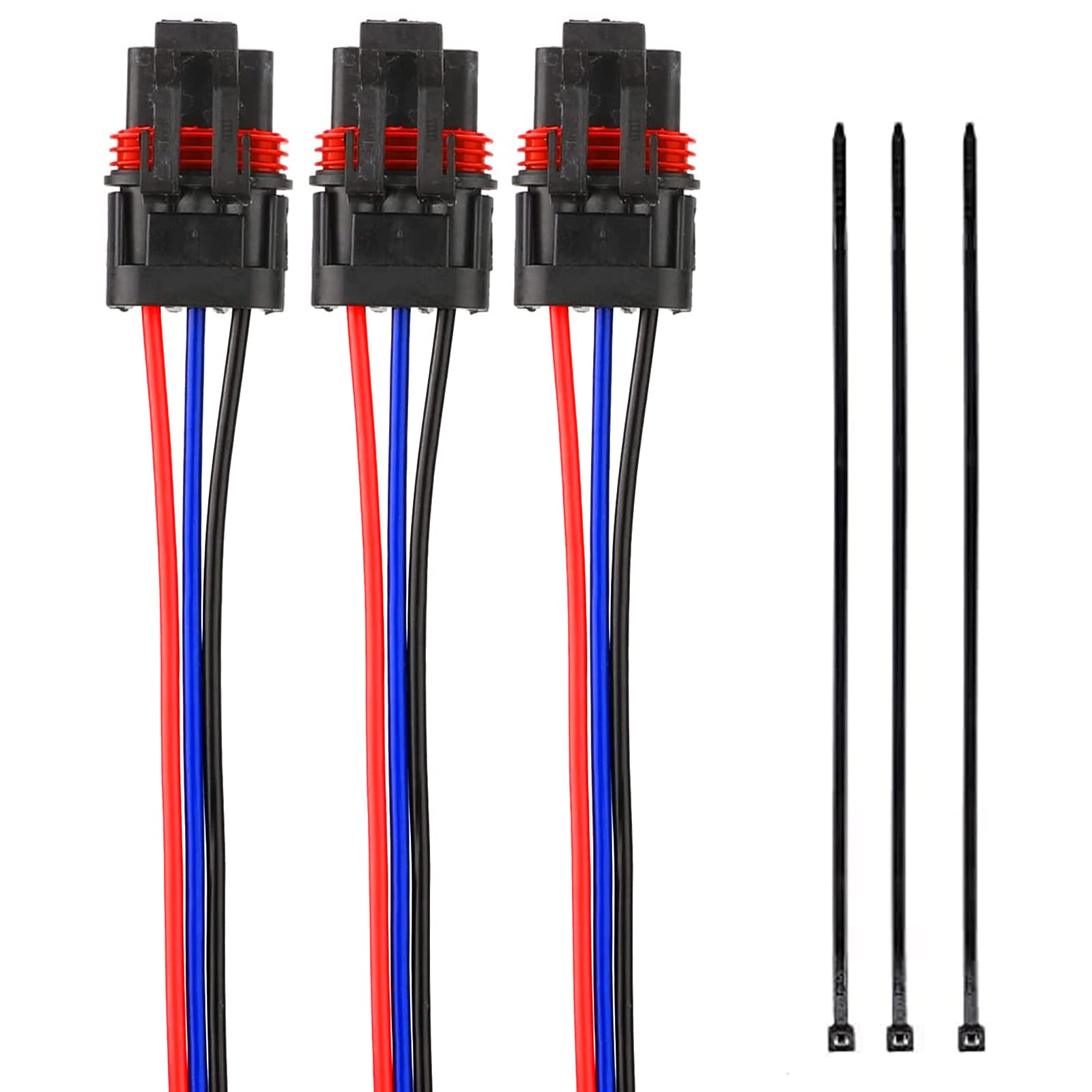 12Awg Pulse Power Plug Connector Pigtail Compatible with Polaris Ranger XP 1000 & RZR RS1 Pro & General 2018 2019 2020 2021 - Pu