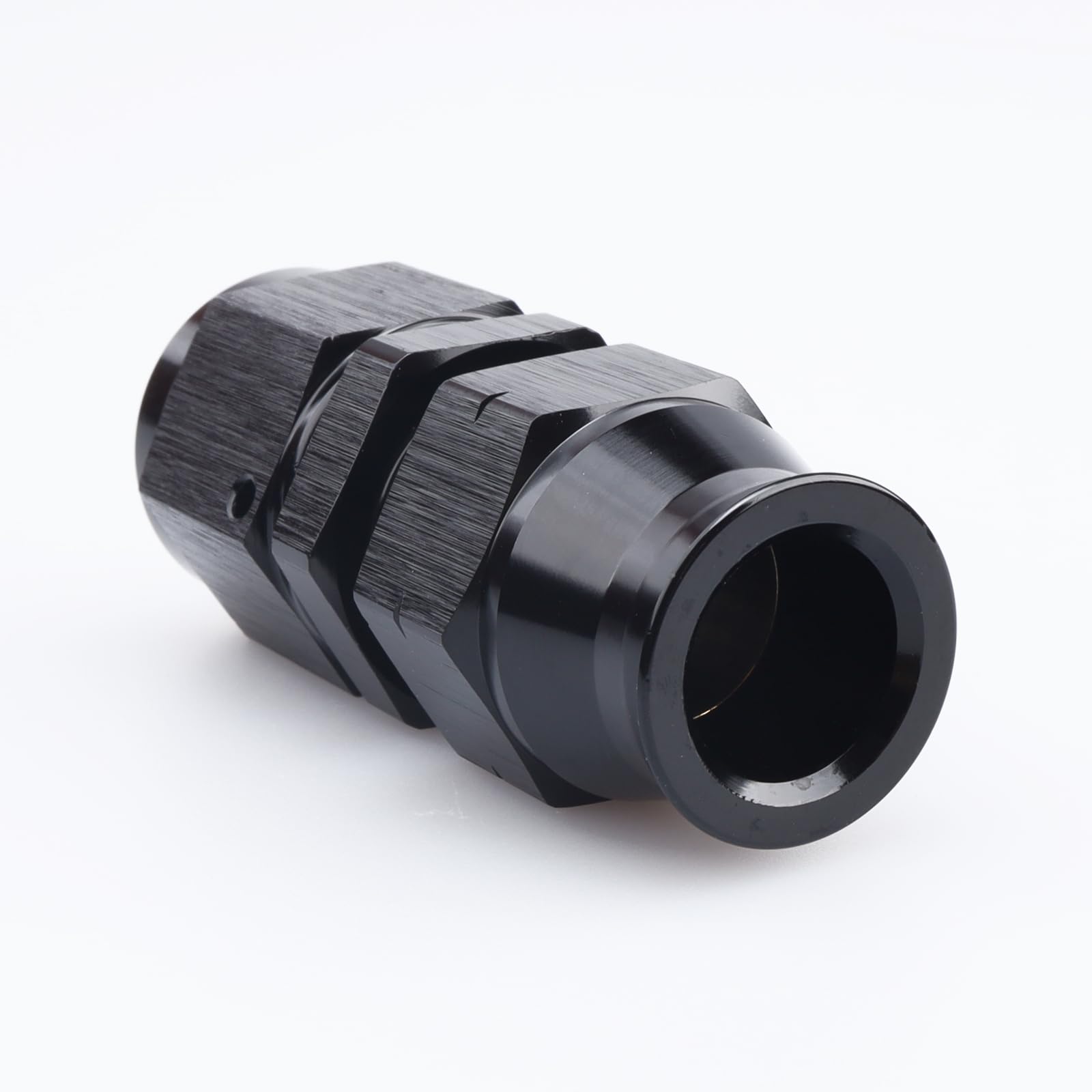 AC PERFORMANCE Aluminum Alloy -8 AN Female to 1/2'' Hardline Tube Fuel Fitting Compression Adapter Black