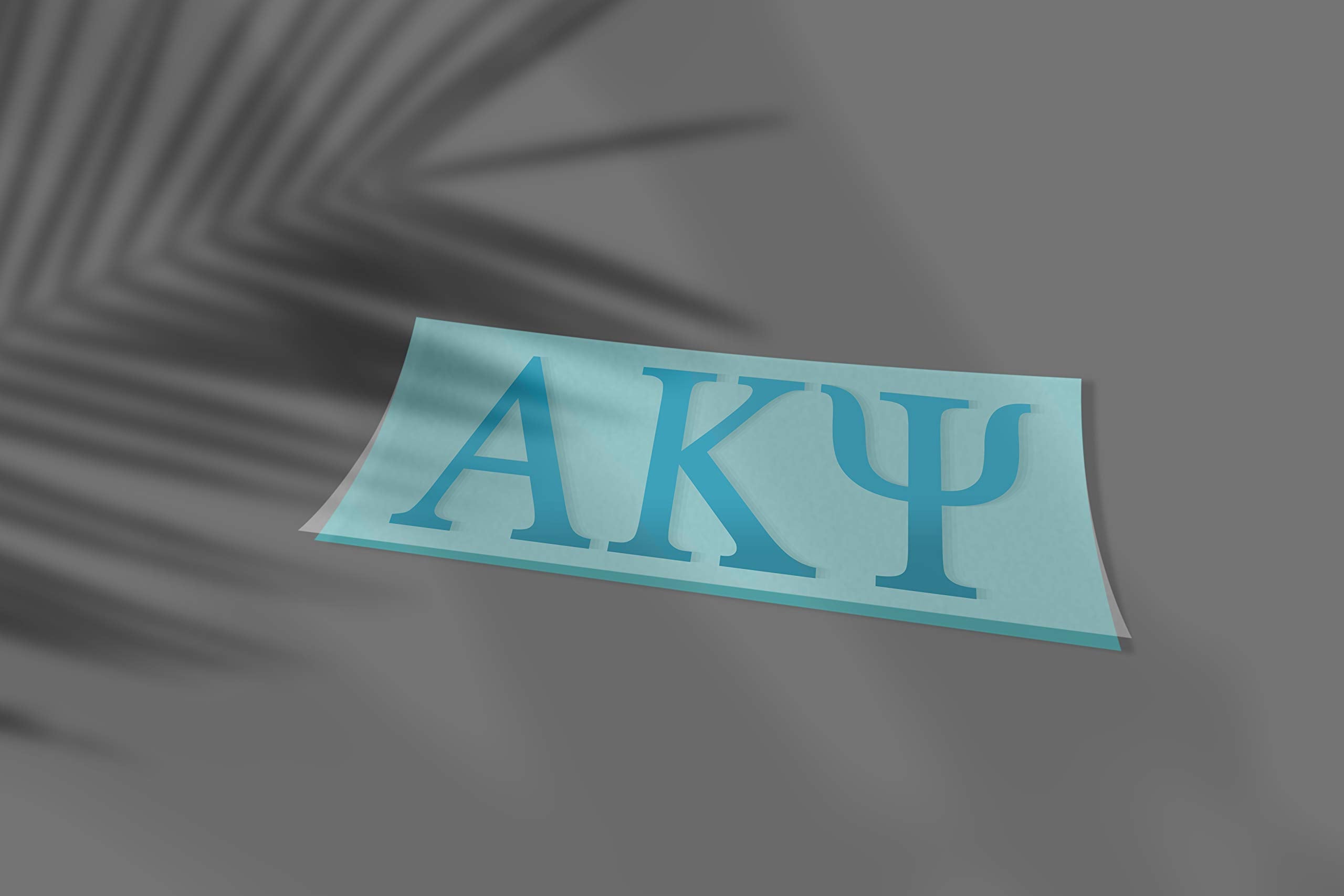 Pro-Graphx Alpha Kappa Psi Greek Sorority Sticker Decal, 2.5 Inches Tall, Sky Blue