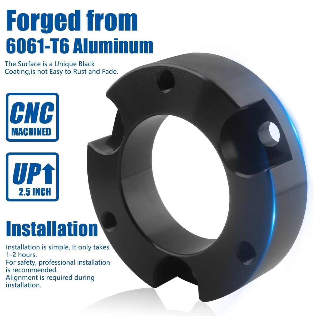 GAsupply 2.5 Front Leveling Lift Kits, Compatible with 1995-2004 Toyota Tacoma 4 Runner, 2.5 Inch Raise Strut Suspension Space