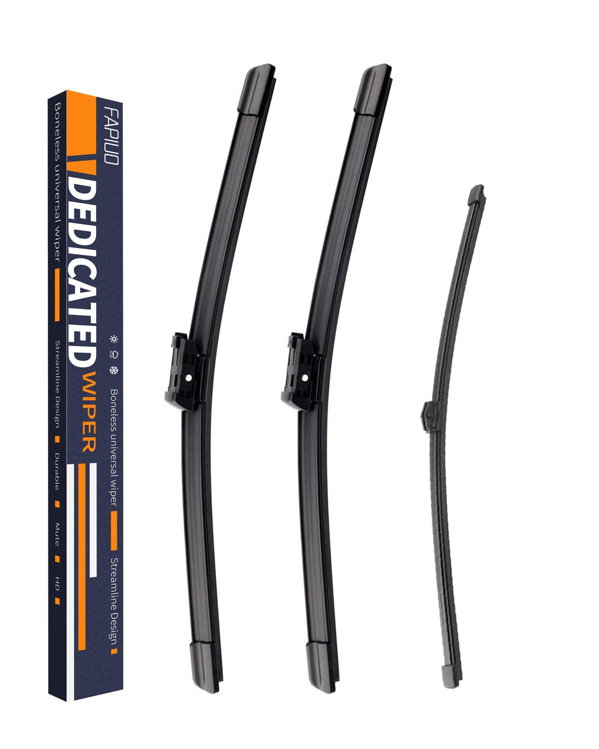 Replacement For Audi Q3 Quattro 2013-2018, A4 Allroad 2009-2021,Audi Q5 2018-2021,Audi Q5 Phev 2020-2021 Silent Wipers -Fapiuo F