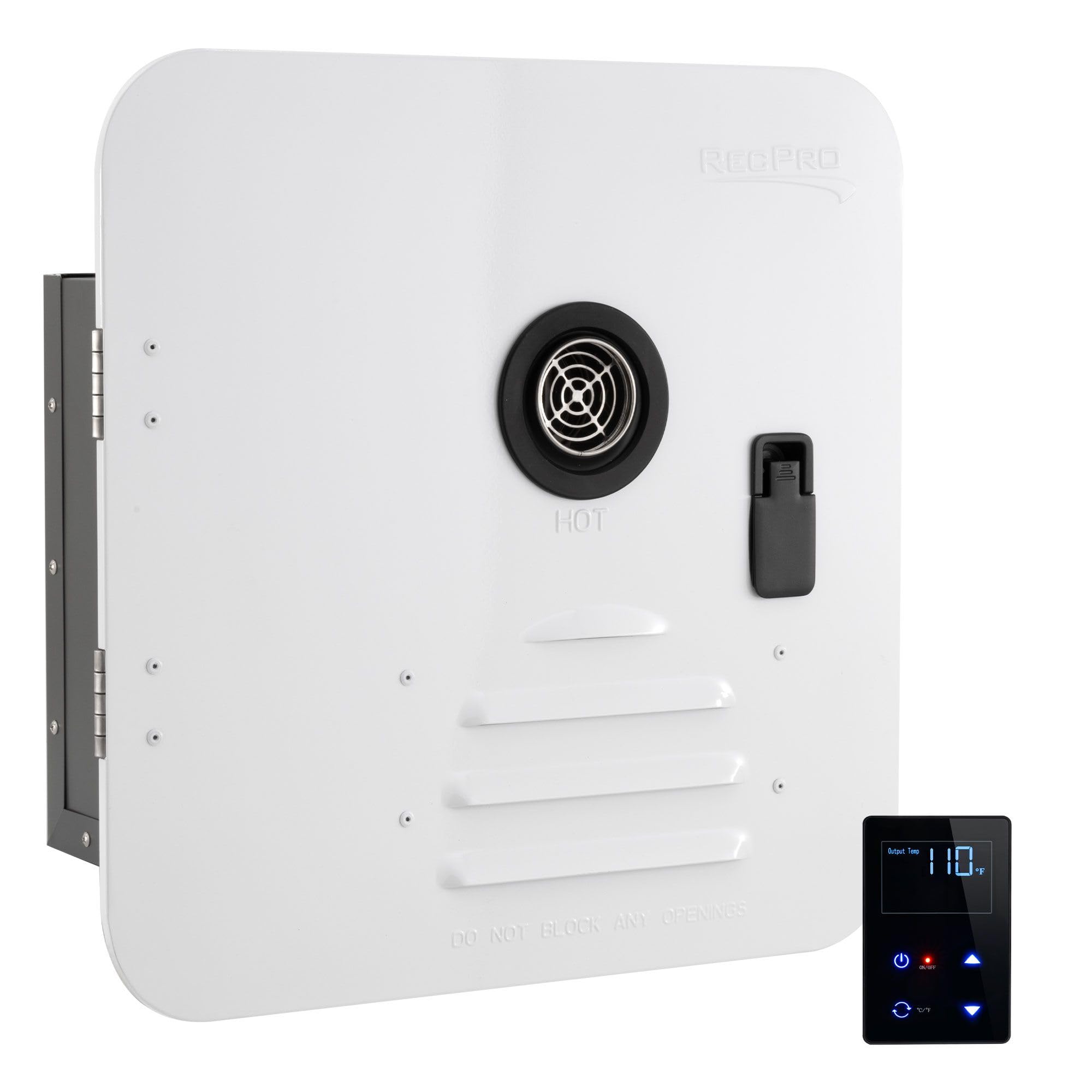 Recpro Rv Tankless On Demand Hot Water Heater | 42,000 Btu Gas Water Heater | Remote Control Included (18'' X 18'' Door Size, Wh