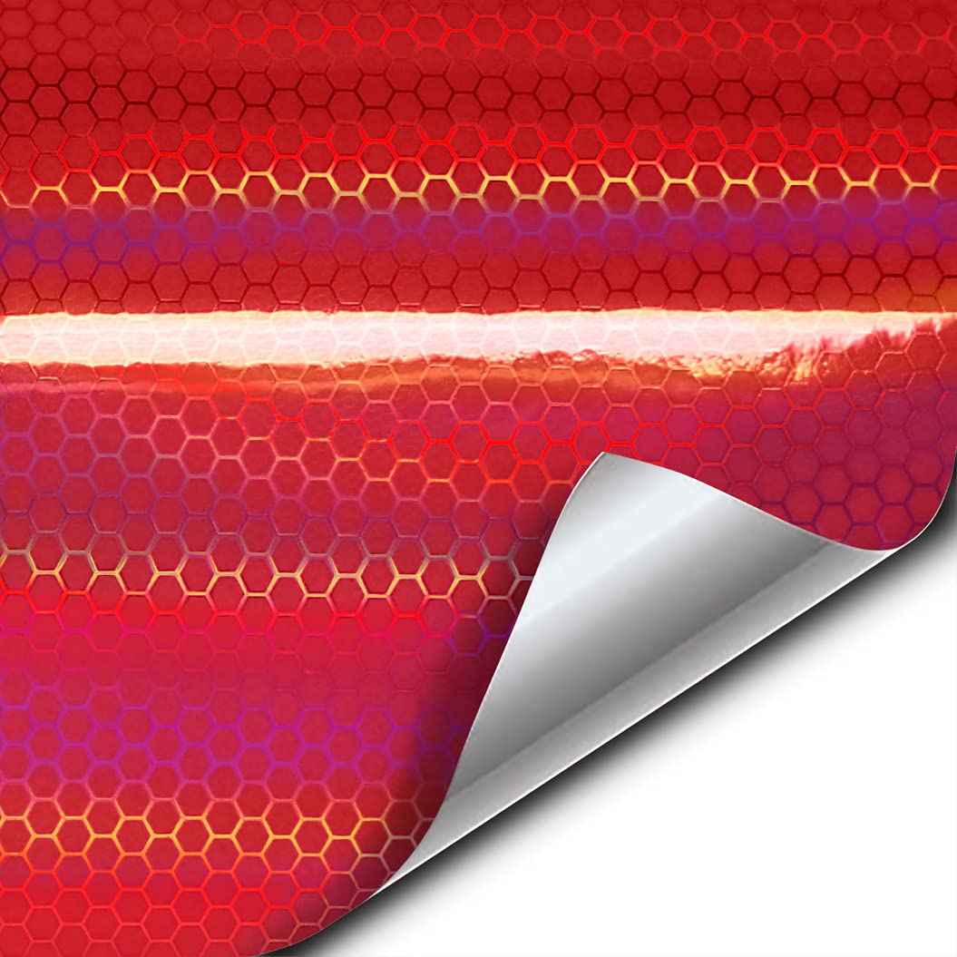 VViViD Bio HEX Air-Tint Headlight Vinyl Roll (179 x 60, Micro Red)