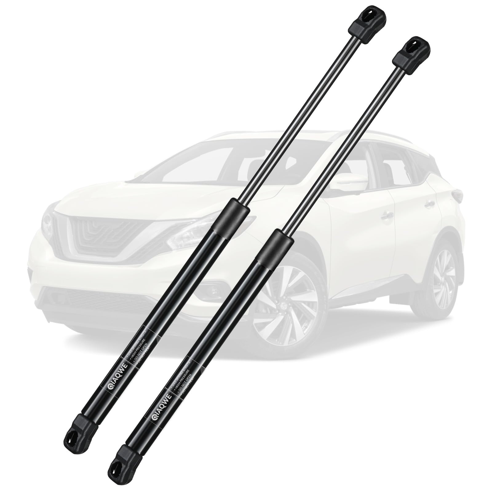 Iaqwe 7094-W Nissan Hood Lift Support Compatible With 2015 2016 2017 2018 2019 2020 2021 2022 2023 2024 Nissan Murano Front Gas