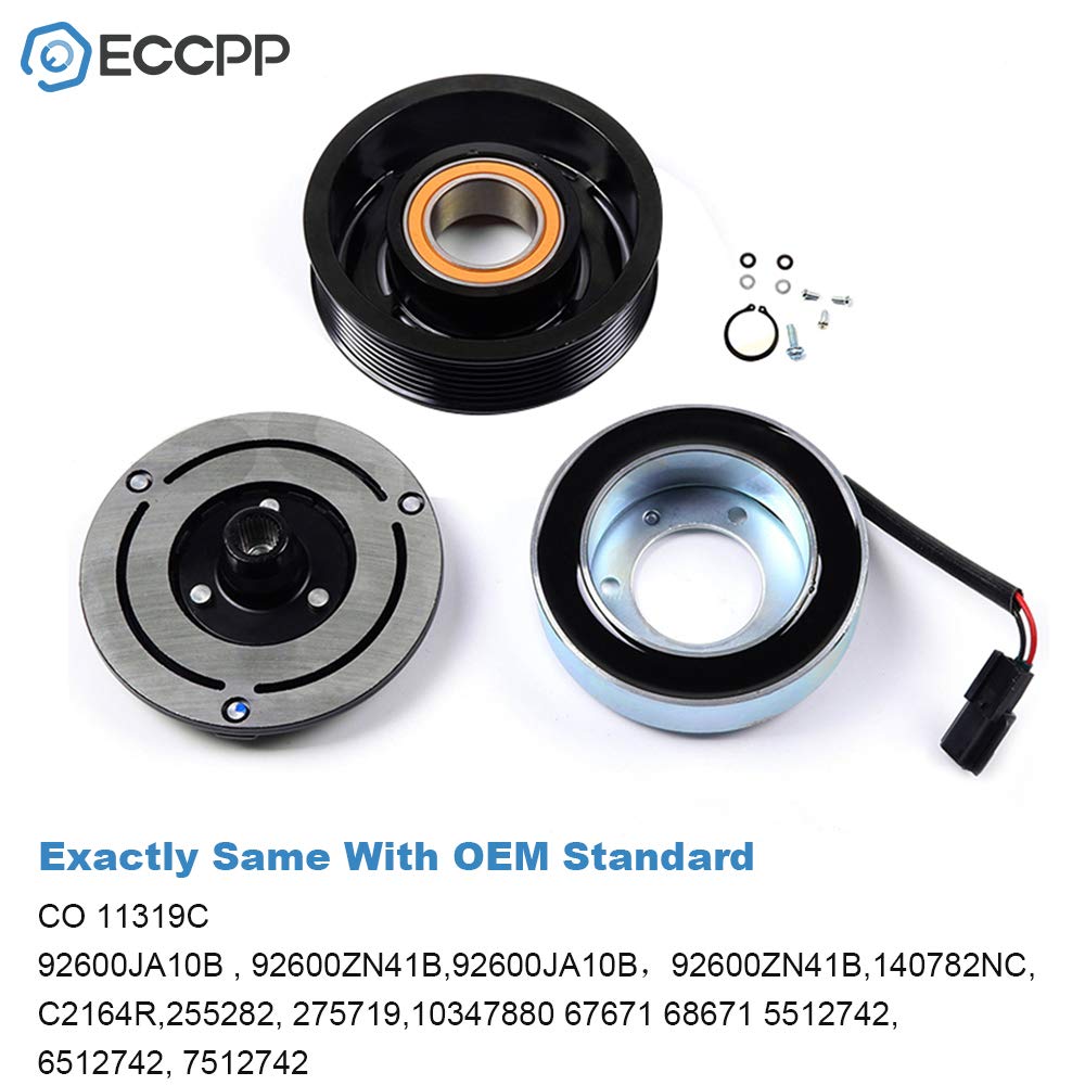 Eccpp A/C Compressor Clutch 2008-2015 For Nissan Maxima Murano Quest Pathfinder For Infiniti Jx35 Qx60 3.5L Ac Clutch