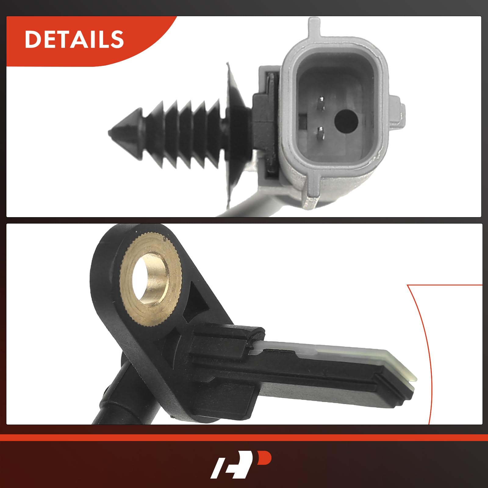 A-Premium ABS Wheel Speed Sensor Compatible with Nissan Models - Titan 2012-2015, V8 5.6L, Cab Pickup - Rear Right Passenger Side, Replace# 47900-9FF1A, 0265009276