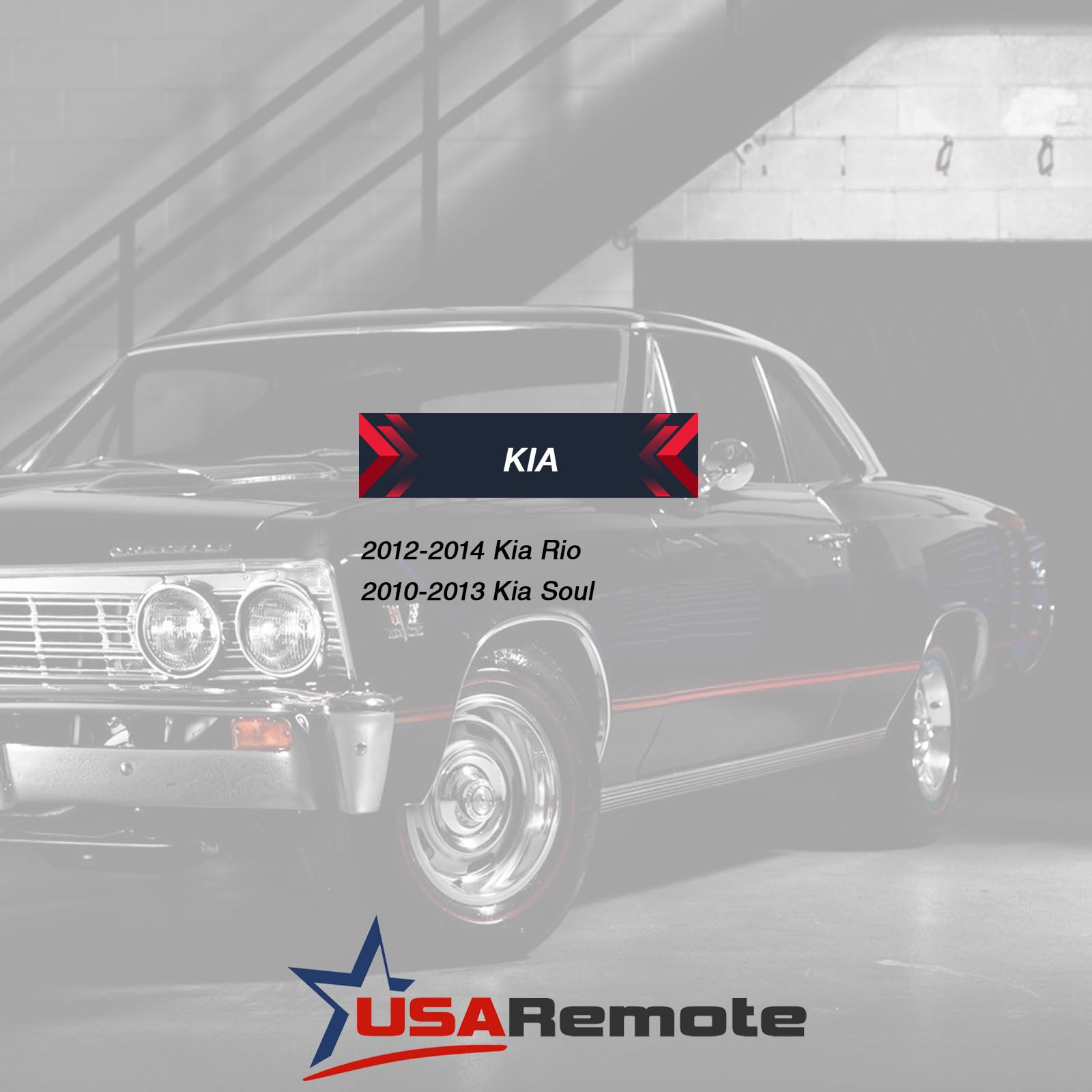 Fits 2012-2014 Kia Rio / 2010-2013 Kia Soul Flip Key Fob Remote Case Shell (Nyoseksam11Atx)