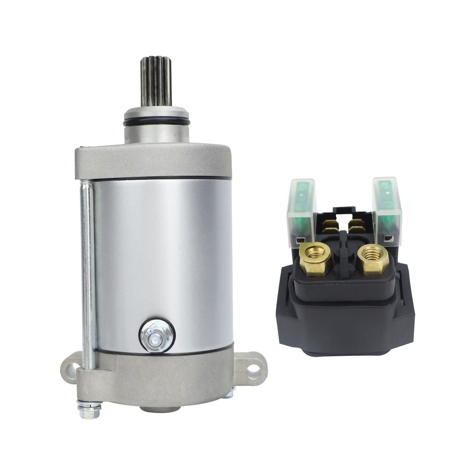 SuLyLa Starter & Relay Compatible with Yamaha Grizzly 660 450 400 2002-2010 / Kodiak 450 400 2000-2006 / Wolverine 450 2006-2010