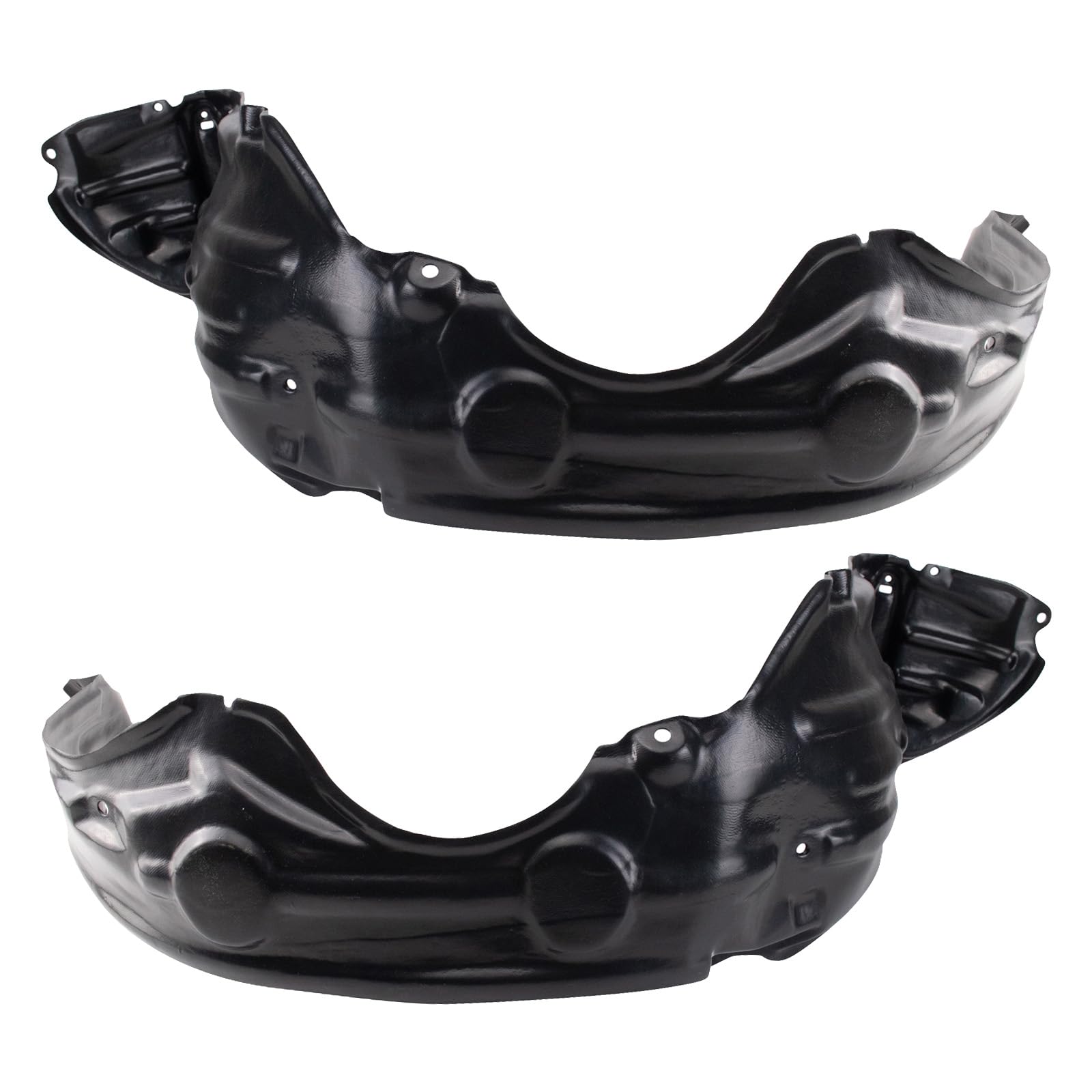 Trq Front Inner Fender Liner Set Compatible With 2008-2014 Scion Xd Sc1248107 Sc1249107