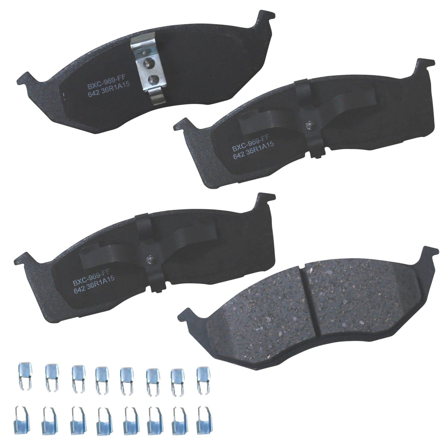 Bendix Premium Sbc642 Ceramic Front Brake Pads For Chrysler Neon 1997-1995, Dodge Neon 1999-1995, Plymouth Neon 1999-1995