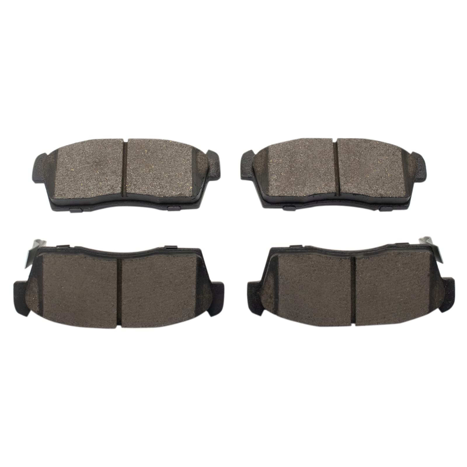 Trq Front Brake Pads Ceramic Compatible With 2012-2017 Mitsubishi I-Miev