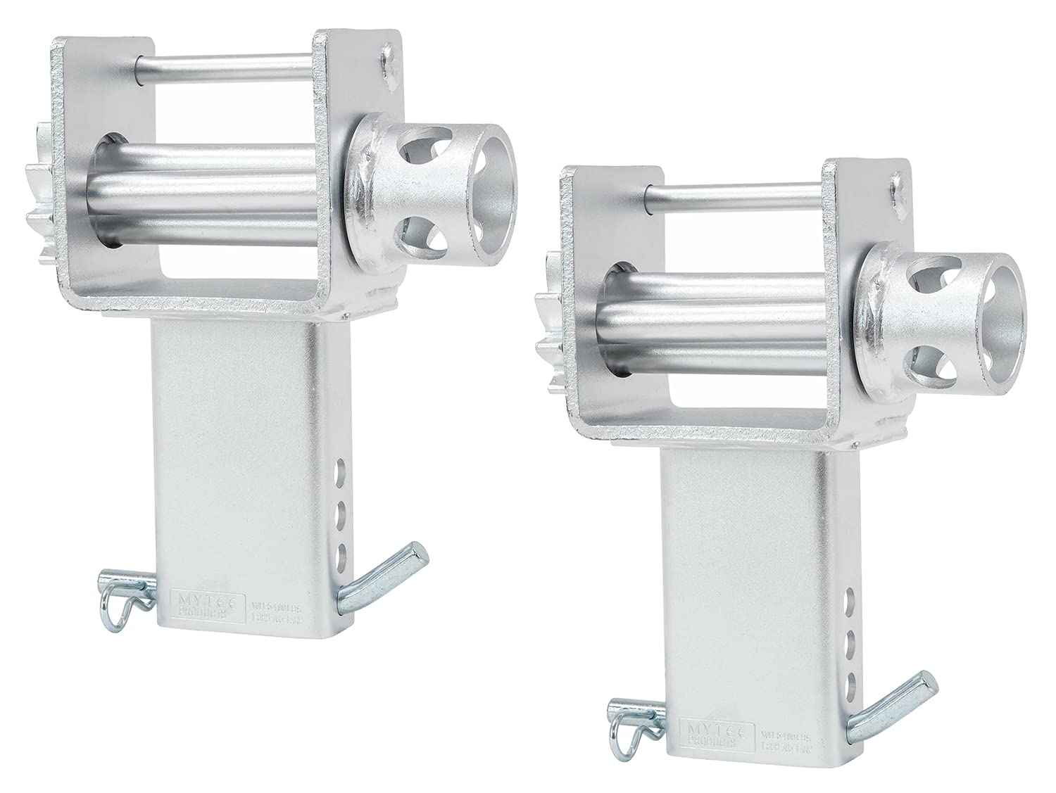 Mytee Products (2 Pack) Trailer Stake Pocket Winch Zinc Plated Flatbed Utility Capacity# 16200 lbs