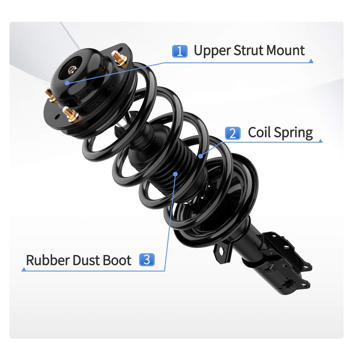 Yitamotor Front Complete Struts Rear Shocks Suspension Compatible With 2005-2010 Chevrolet Cobalt, 2006-2011 Chevrolet Hhr, 2007