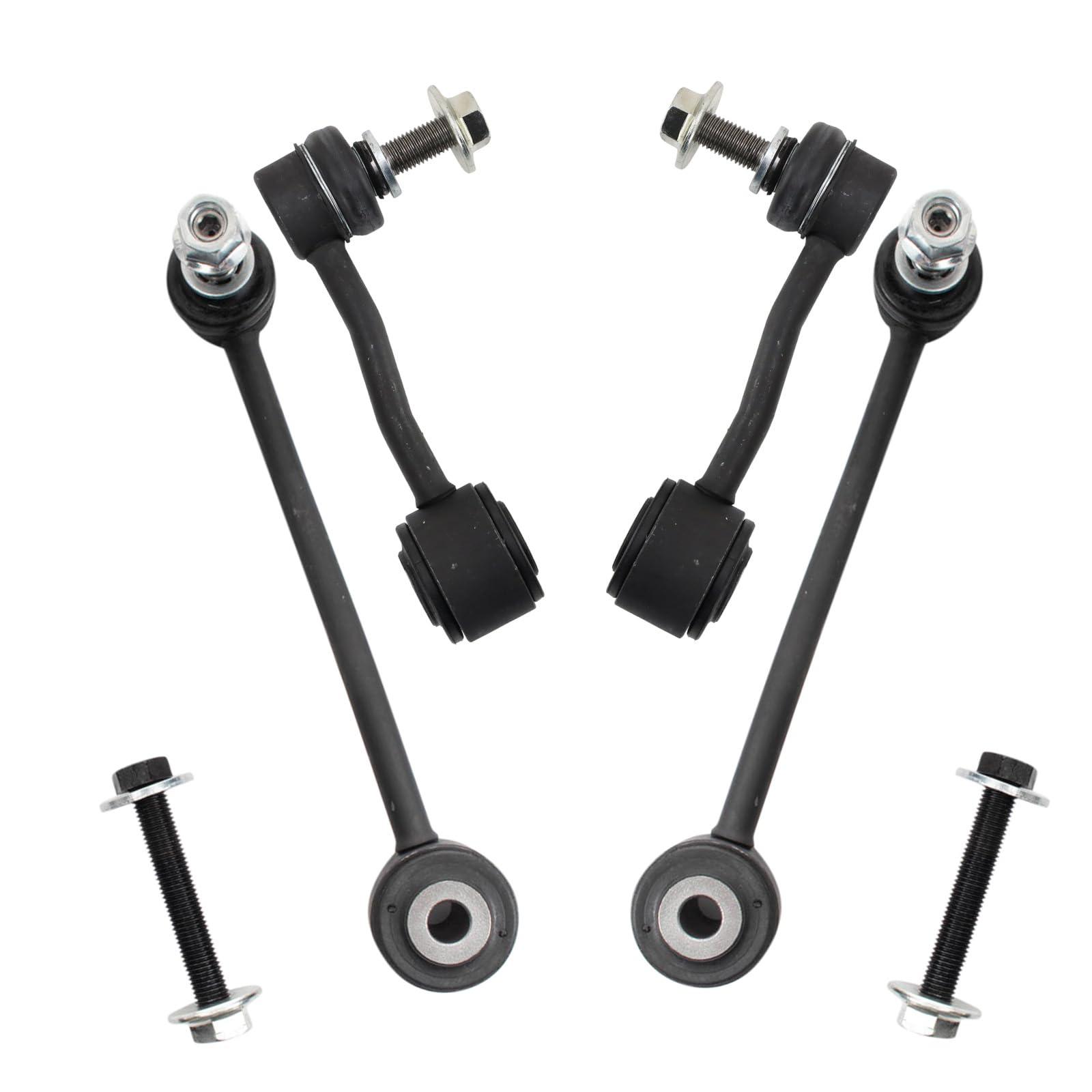 Trq Front & Rear Sway Bar Stabilizer Link Set Compatible With 2018-2023 Jeep Wrangler