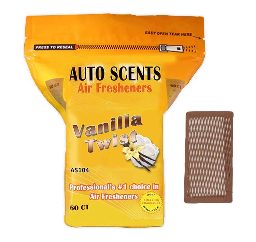 AS104 Auto Scents Vanilla Twist Air Fresheners