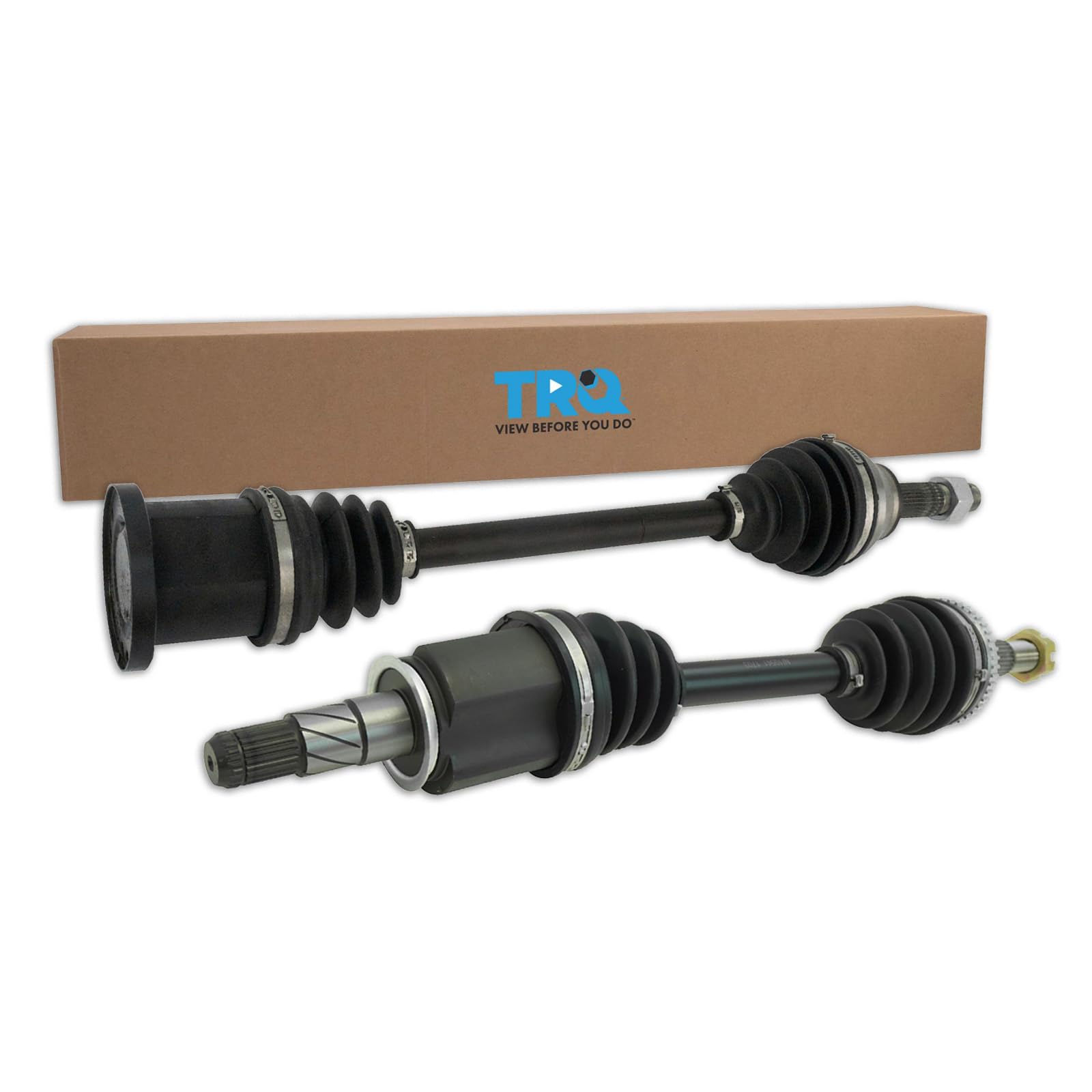 Trq Front Cv Axle Shaft Assembly Set Compatible With 2011-2012 Infiniti G25 2007-2008 G35 2009-2013 G37