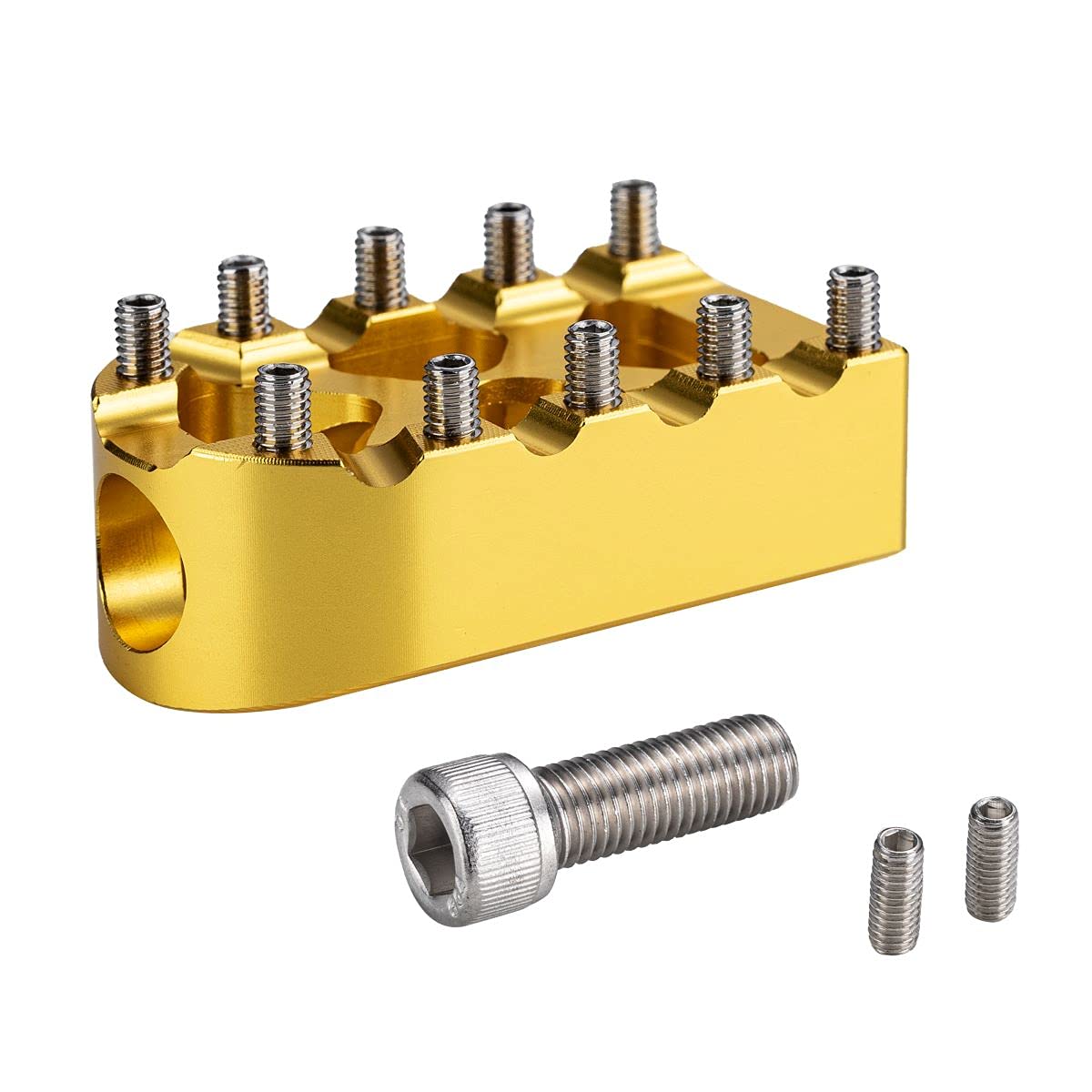 Hopider Motorcycle Gear Shifter peg, Anti-Skid Shift Lever Foot Peg 360 Roating MX Style for Harley Dyna Sportster Touring Softa