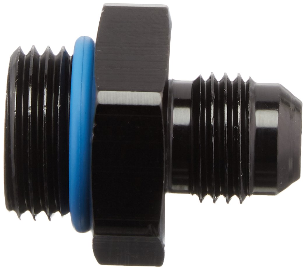 Edelbrock - Rus-670640 /Russell 670640 Black Anodized Aluminum -6An Dry Sump/Fuel Fitting