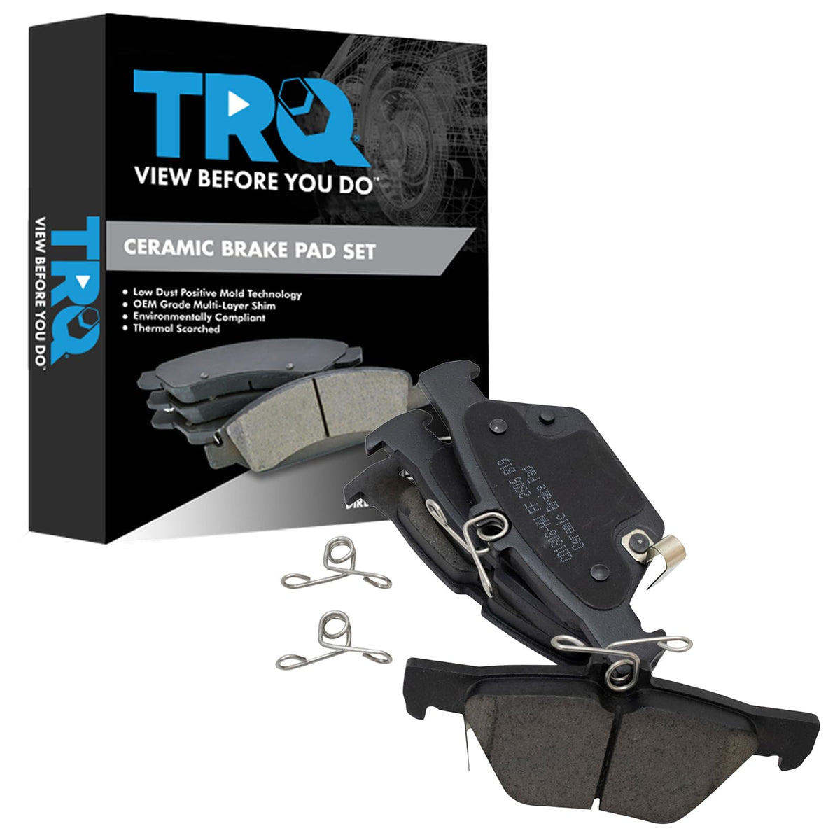 Trq Rear Brake Pads Ceramic Compatible With 2019-2022 Subaru Ascent Forester 2015-2022 Legacy Outback 2017-2019 Wrx