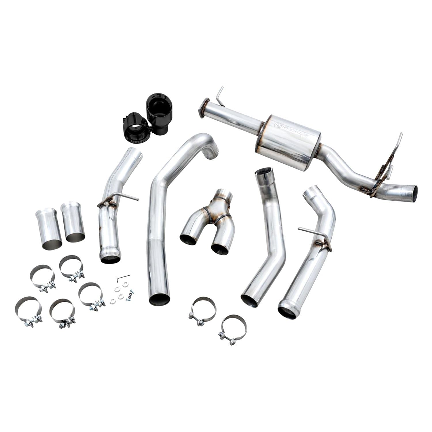 AWE Tuning Cat-Back Exhaust for 19-21 RAM 1500 5.7L - Dual Rear Exit, Diamond Black Tips, Model 3015-33006, One Size