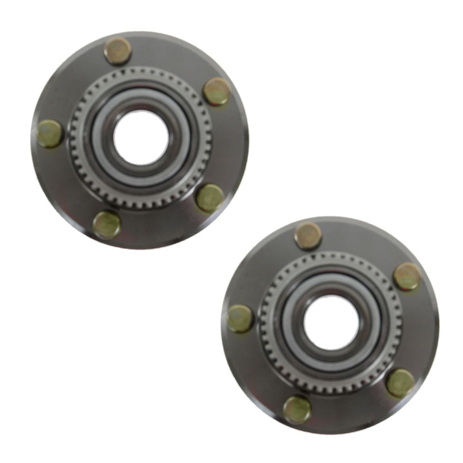 Trq Rear Wheel Hub Bearings Assembly Set Compatible With 2004-2006 Mitsubishi Lancer 2003-2006 Outlander