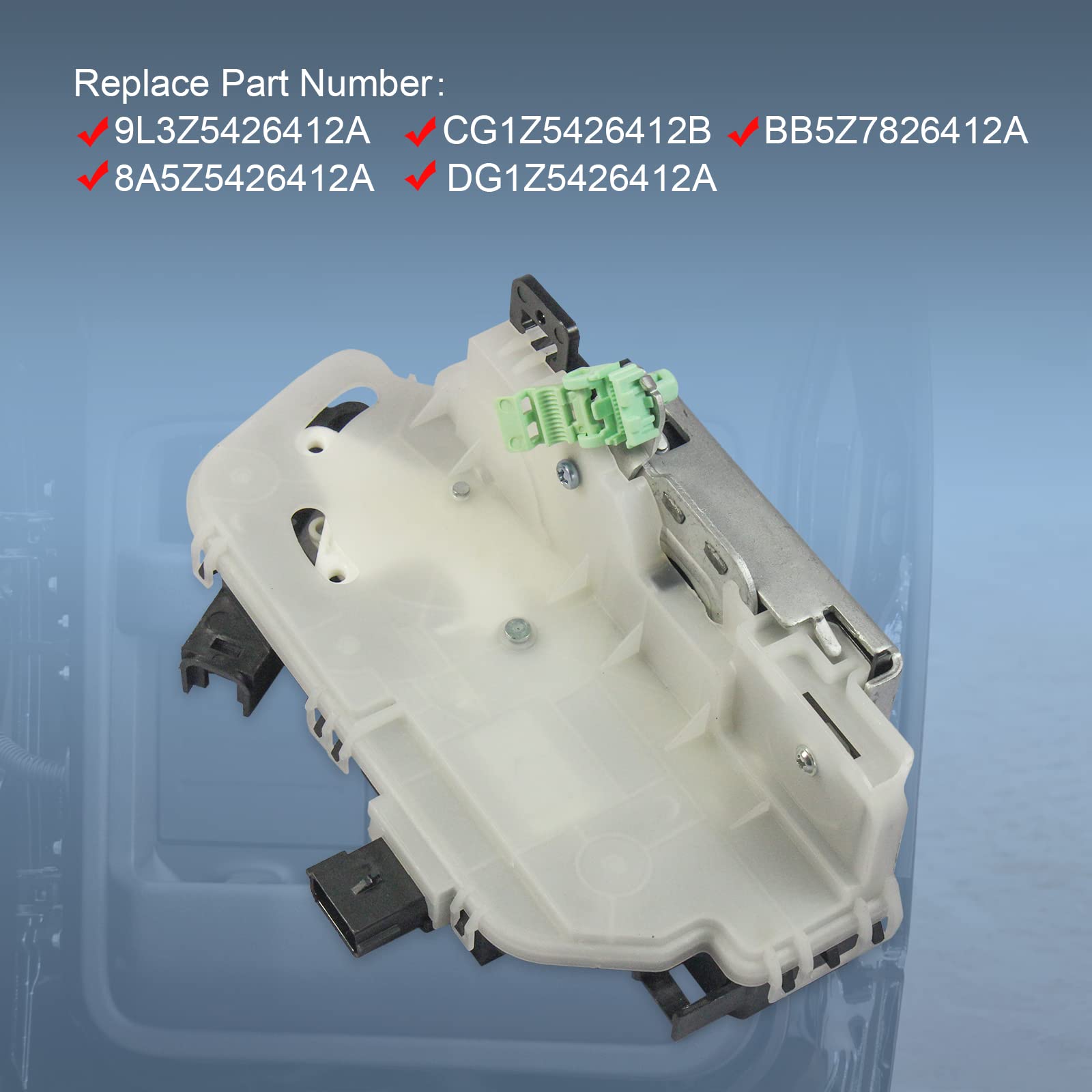 Dicmic Rear Right Passenger Side Door Lock Latch Actuator Compatible With 2011-2019 Ford Explorer 2009-2014 Ford F-150 2010-2014