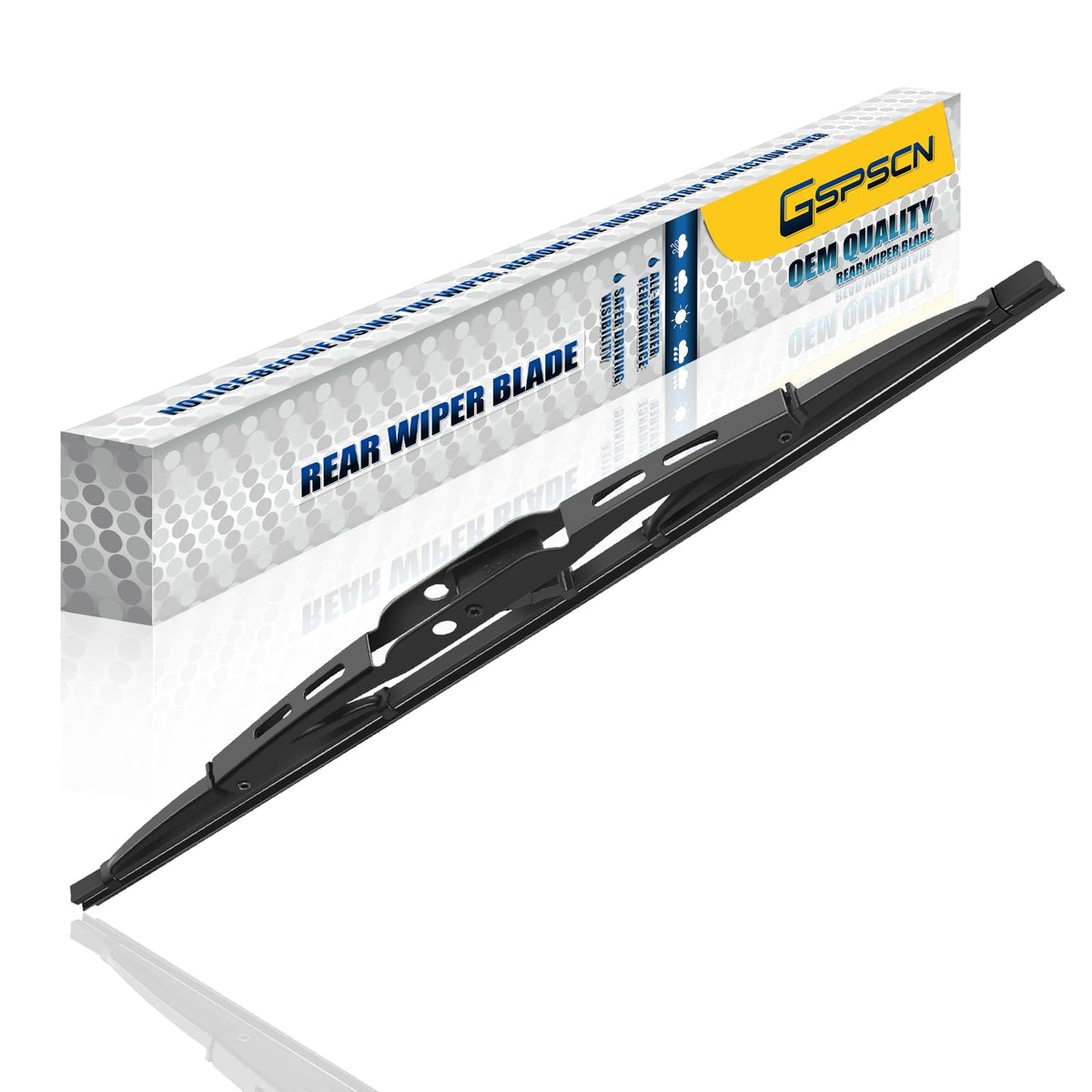 Gspscn 13'' Rear Wiper Blade,Back Windshield Wiper For Chevy Blazer 05-00,Equinox 20-10,Suburban Tahoe 23-15,Traverse 17-09,Astr